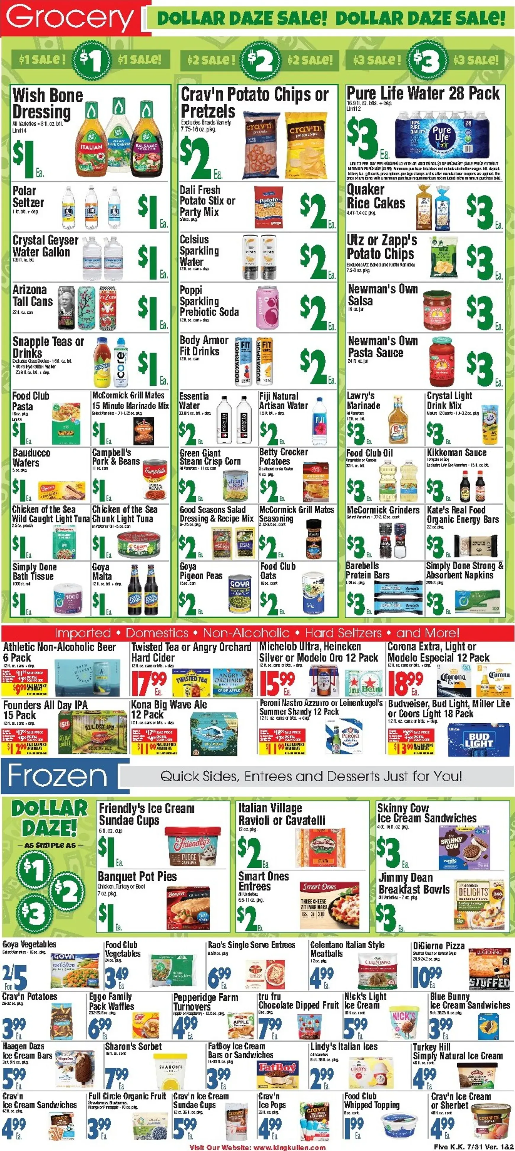 Weekly ad King Kullen: Dollar Daze Sale from July 31 to August 6 2026 - Page 5