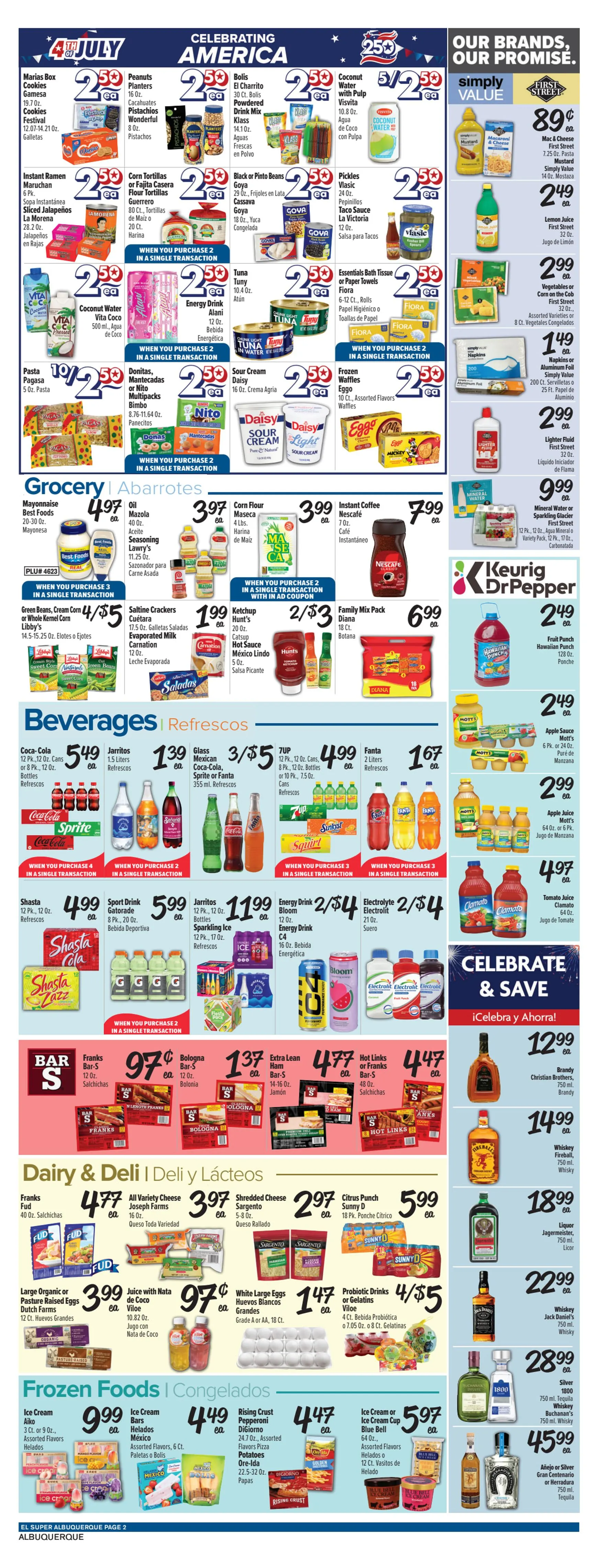 Weekly ad Current El Super leaflet valid from Wednesday 07/01/2026 to Tuesday 07/07/2026 from July 1 to July 7 2026 - Page 2