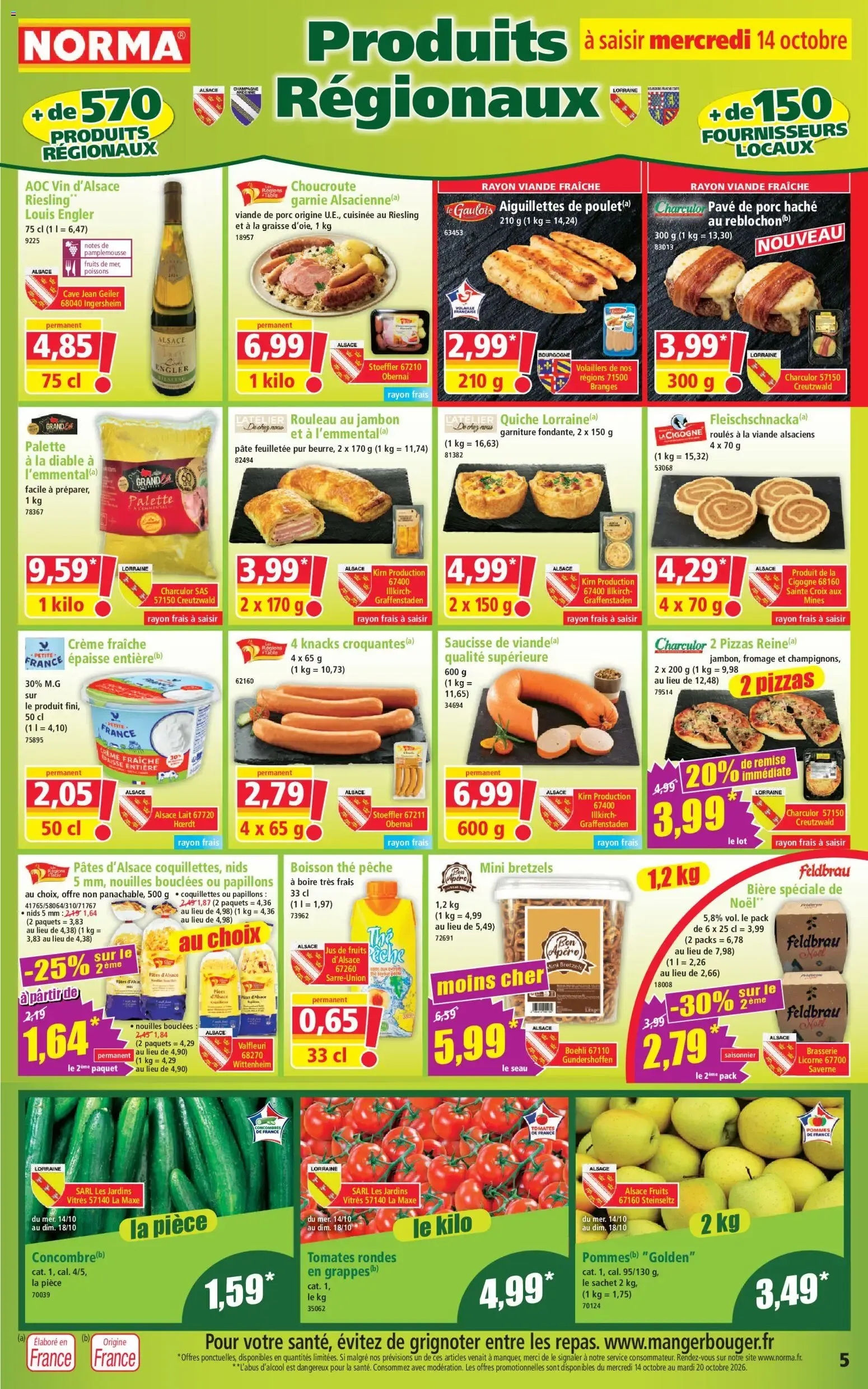Norma Votre Discounter Régional du 14 octobre au 20 octobre 2026 - Catalogue page 5