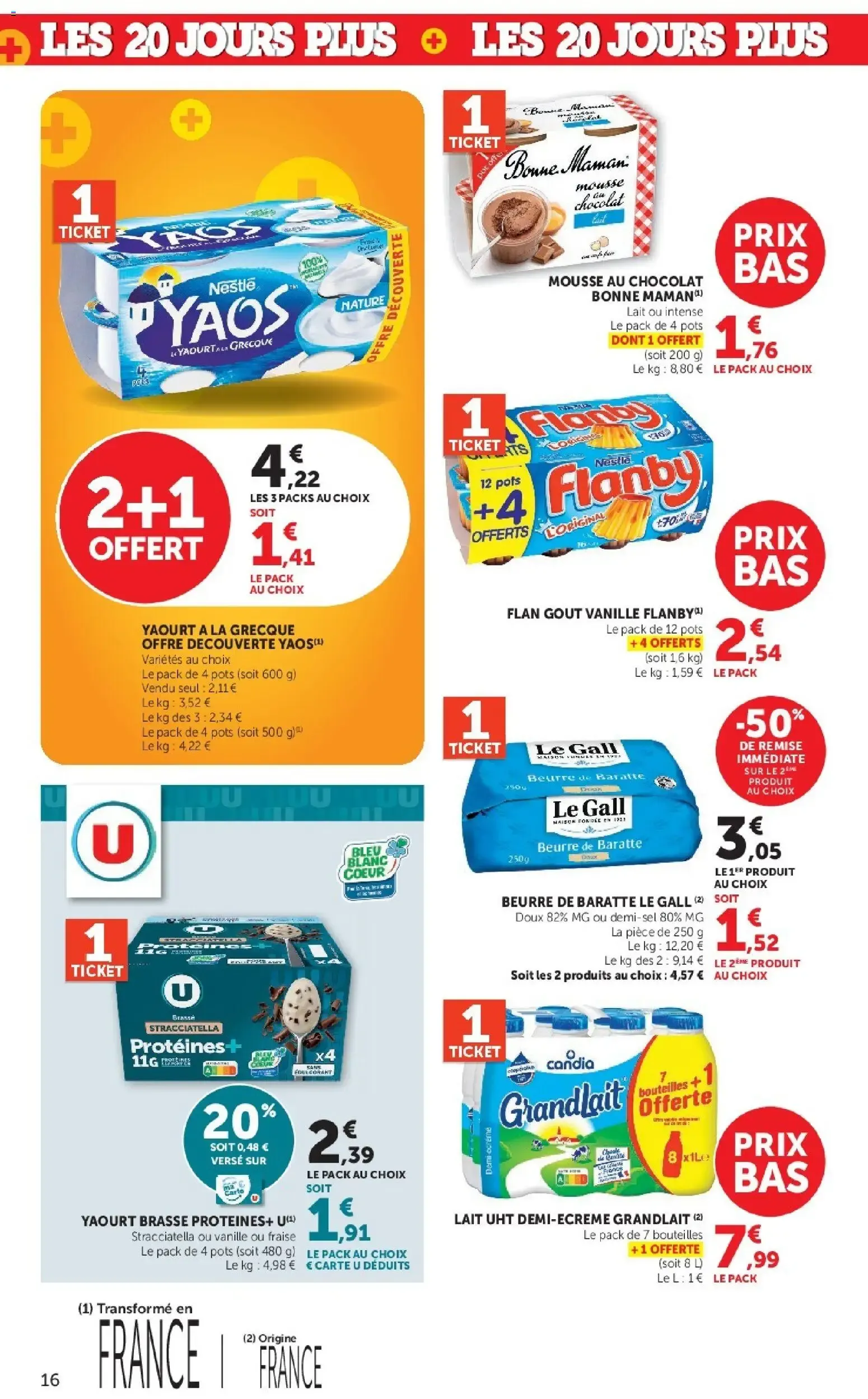 SUPER U - 20 JOURS PLUS du 29 septembre au 11 octobre 2026 - Catalogue page 16