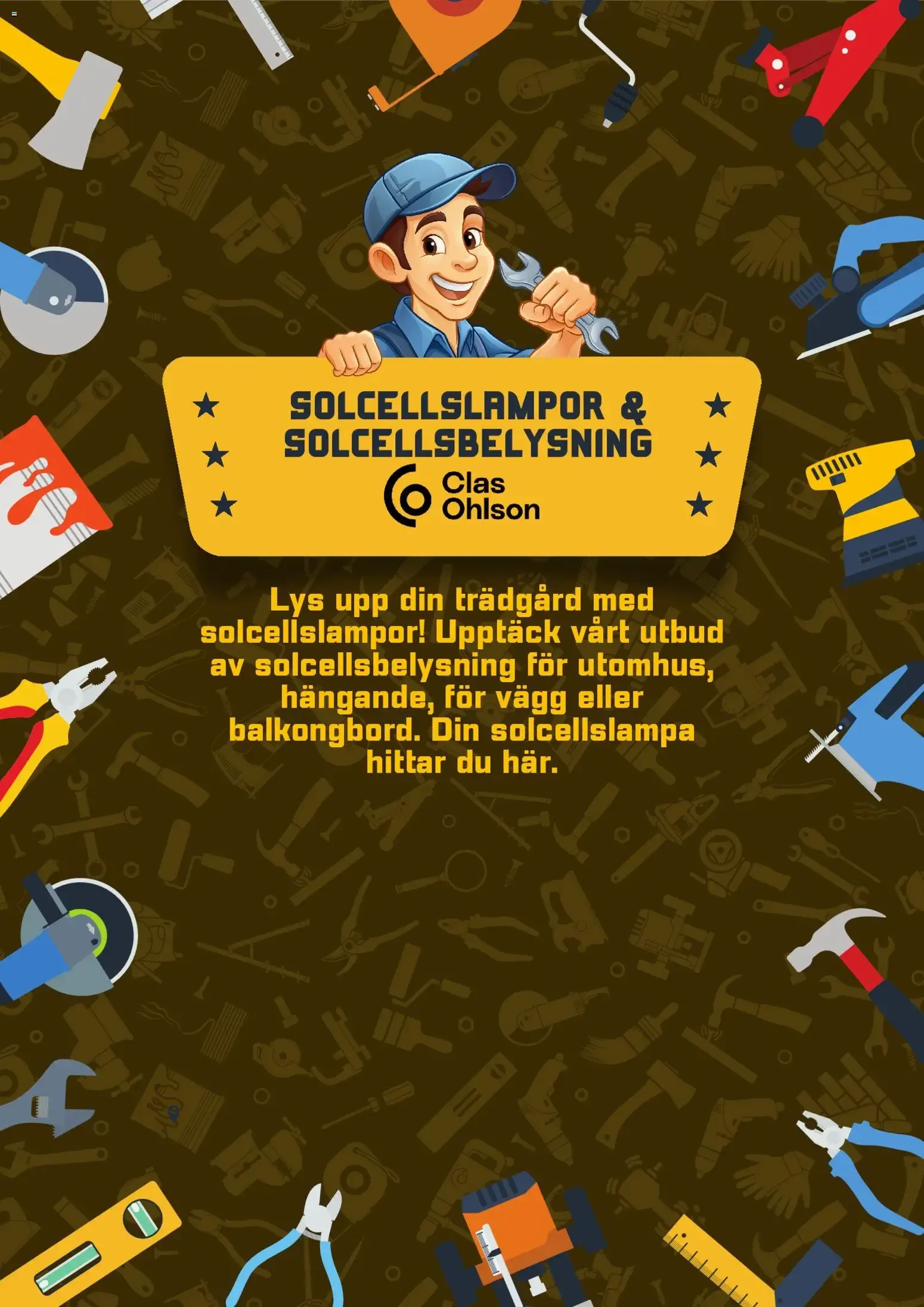 Clas Ohlson: Solcellslampor & Solcellsbelysning från 19 maj till 22 juni 2026 - Reklamblad sidor 1