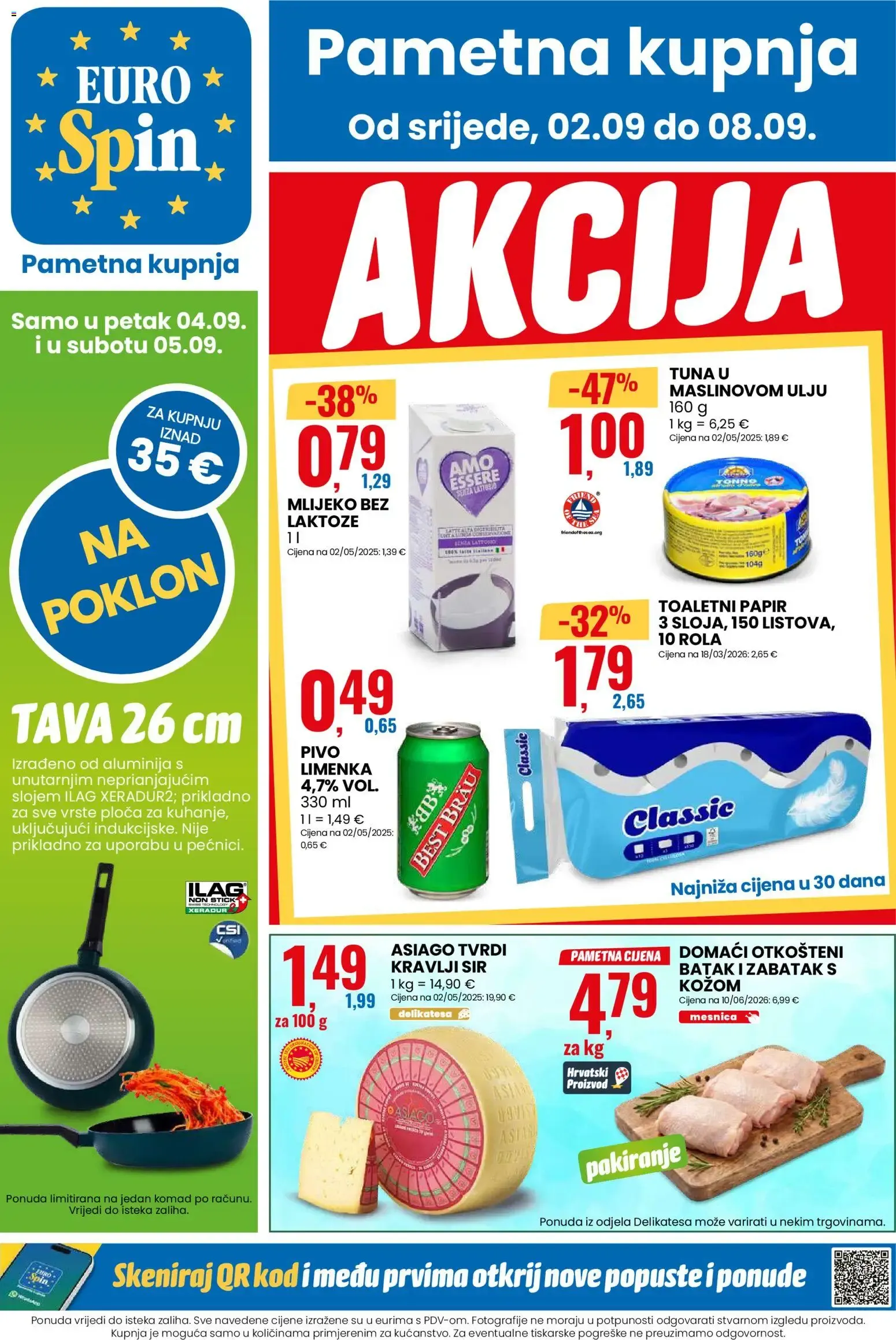 Katalog Euro Spin Pametna kupnja Akcija od 2. rujna do 8. rujna 2026. - Pregled Stranica 1