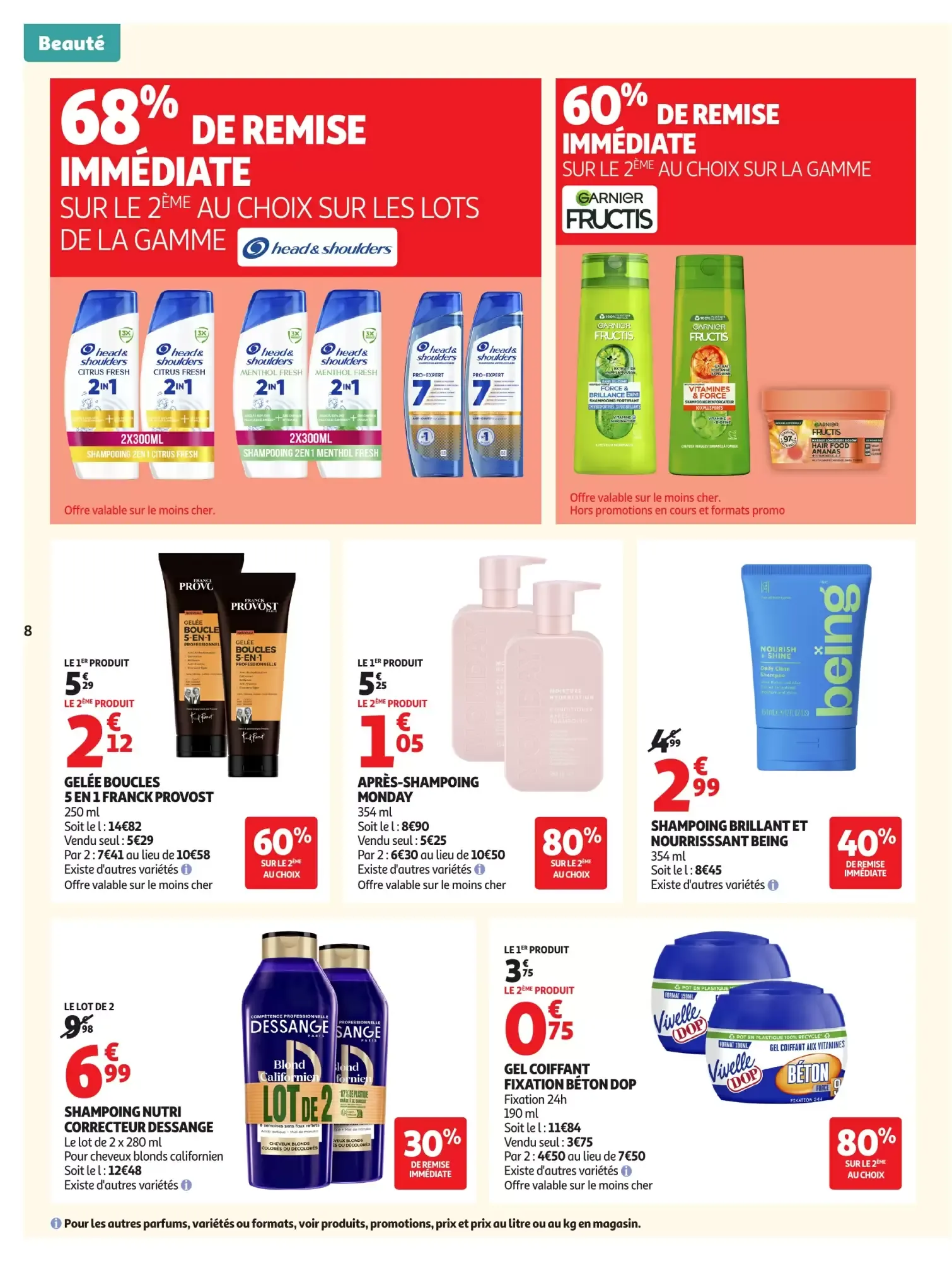 Catalogue Auchan | Beauté du 16 juin au 28 juin 2026 - Catalogue page 8