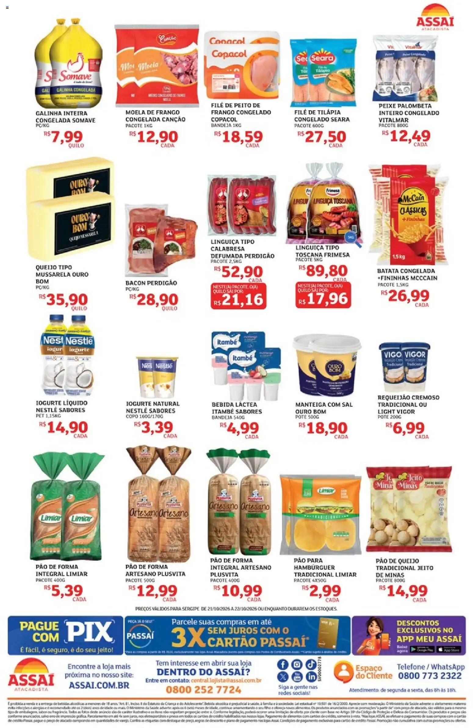 Encarte de Assaí Atacadista ofertas - SE de 21/10/2026 | Promoções Online 21 de outubro até 22 de outubro 2026 - Pagina 2