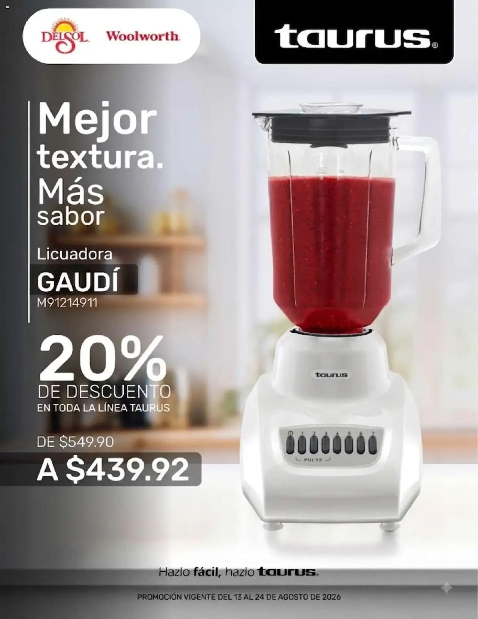 Catálogo de Del Sol y Woolworth katalog Pasillo Taurus (13/08/2026 - 24/08/2026) - catálogo en línea 13 de agosto al 24 de agosto 2026 - Pagina 4