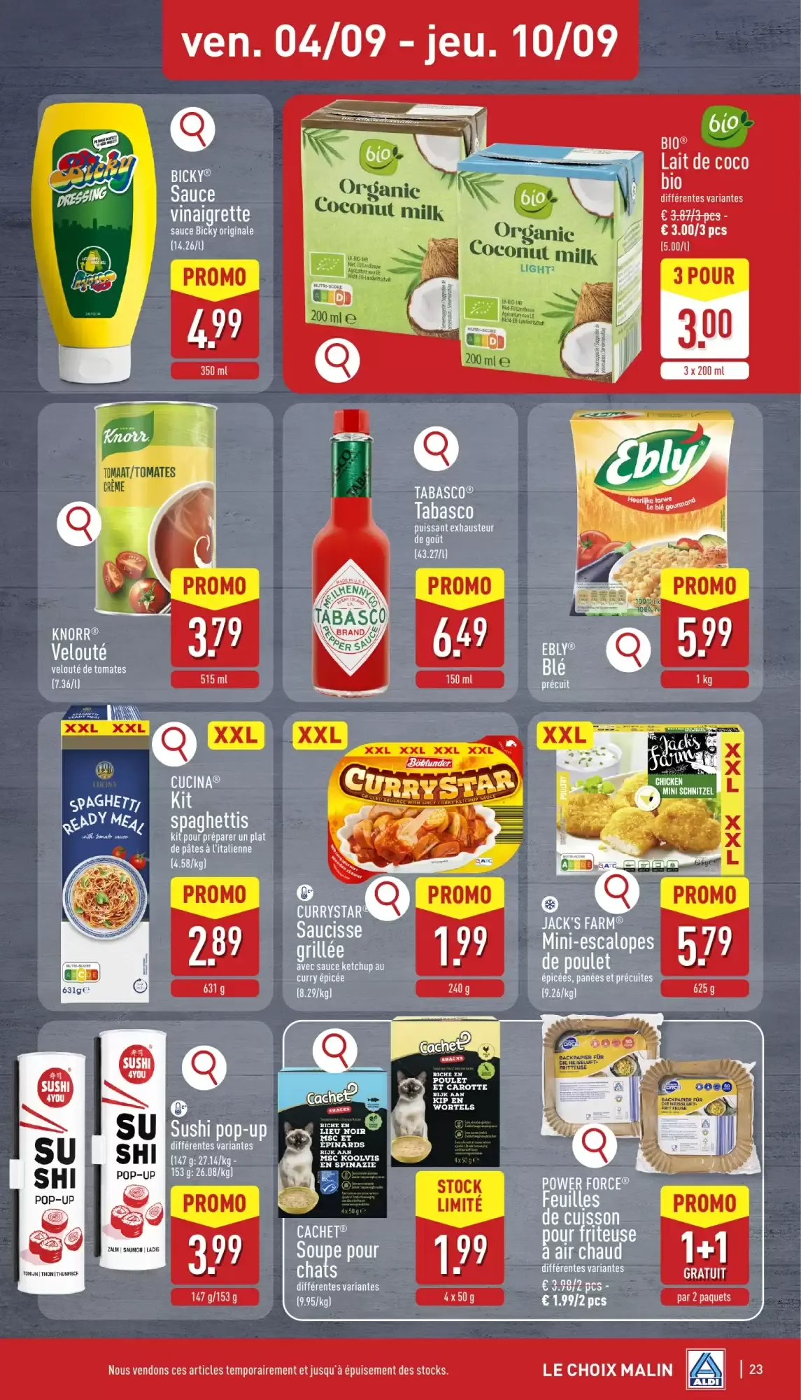 ALDI Dépliant 31/08 - 05/09 van 31 augustus tot 5 september 2026 - folder pagina 23