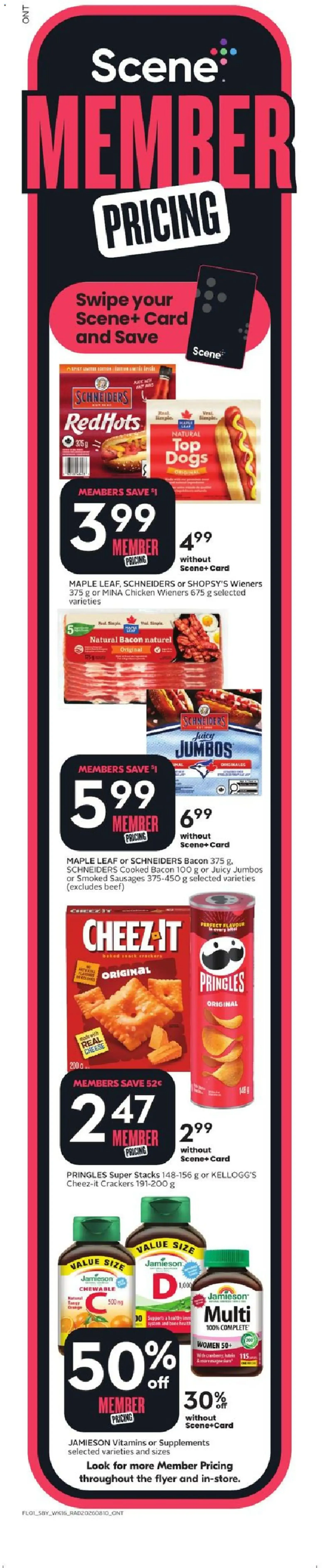 Sobeys weekly flyer / circulaire from Aug 13, 2026 > weekly specials & deals from August 13 to August 19 2026 - flyer page 2