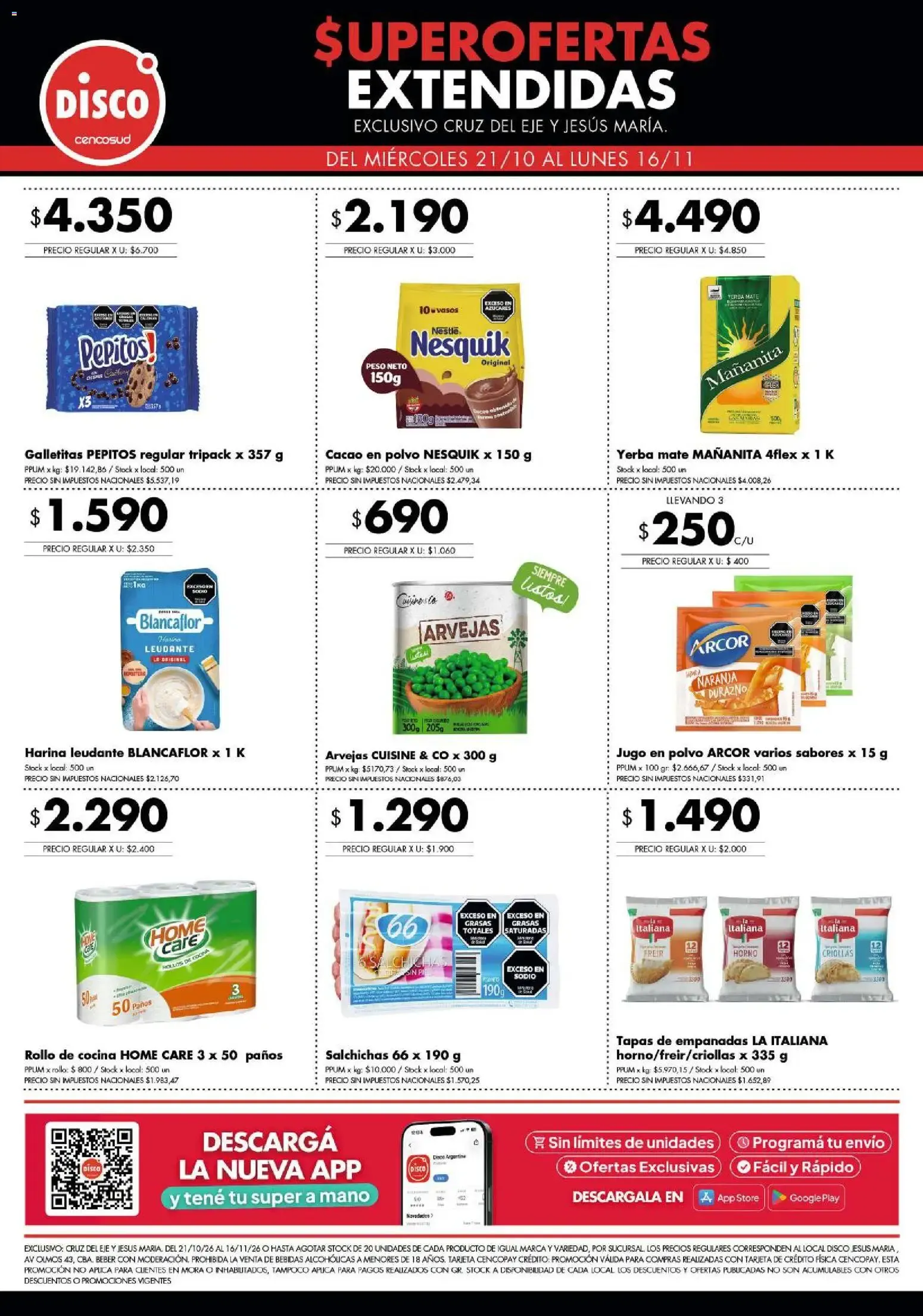 Ofertas de Disco - Superofertas Extendidas del 21/10/2026 - 16/11/2026 21 de octubre al 16 de noviembre 2026 - Página 7 del catálogo