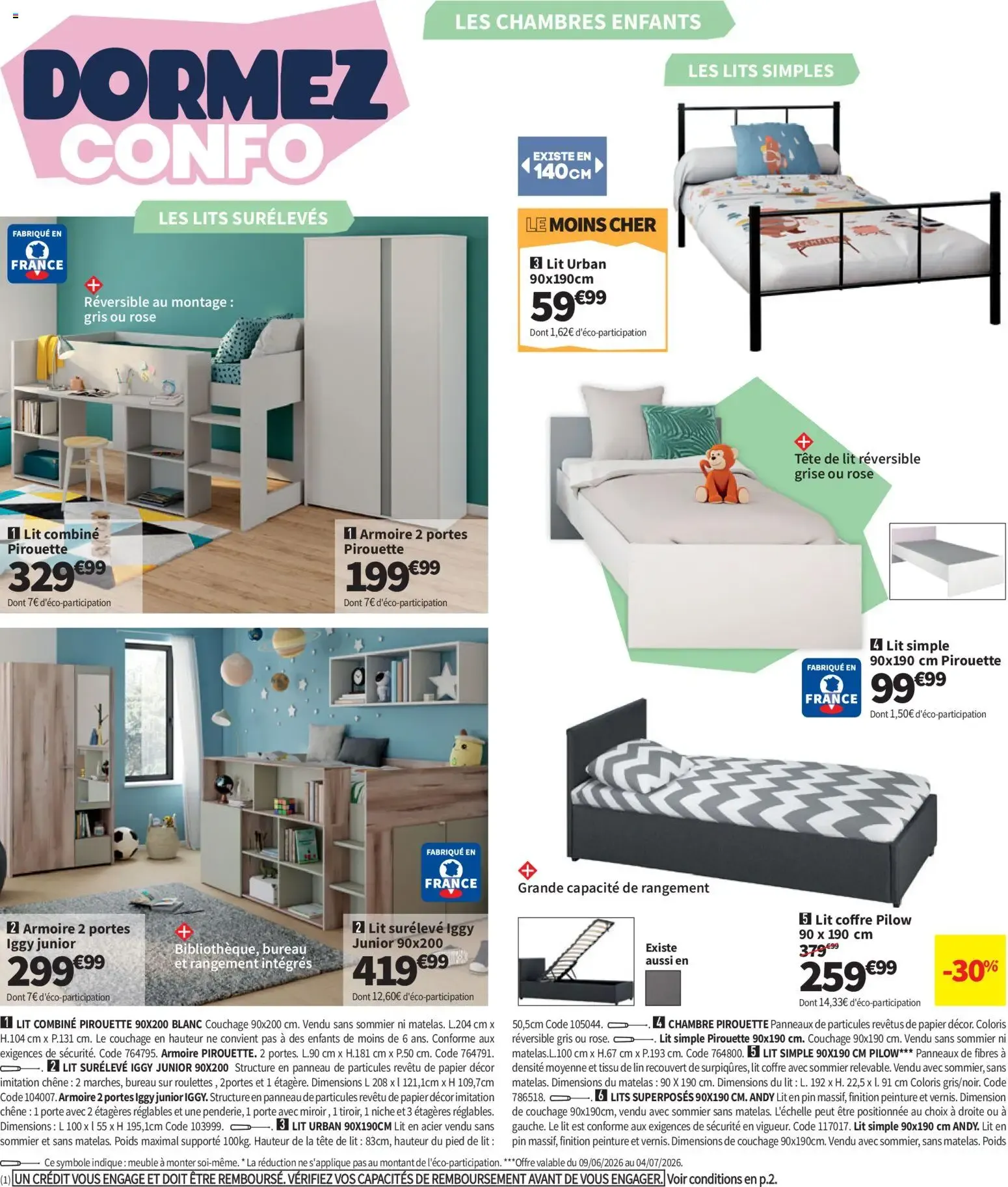 Conforama catalogue à partir du 09/06/2026 - promo en ligne du 9 juin au 6 juillet 2026 - Catalogue page 20