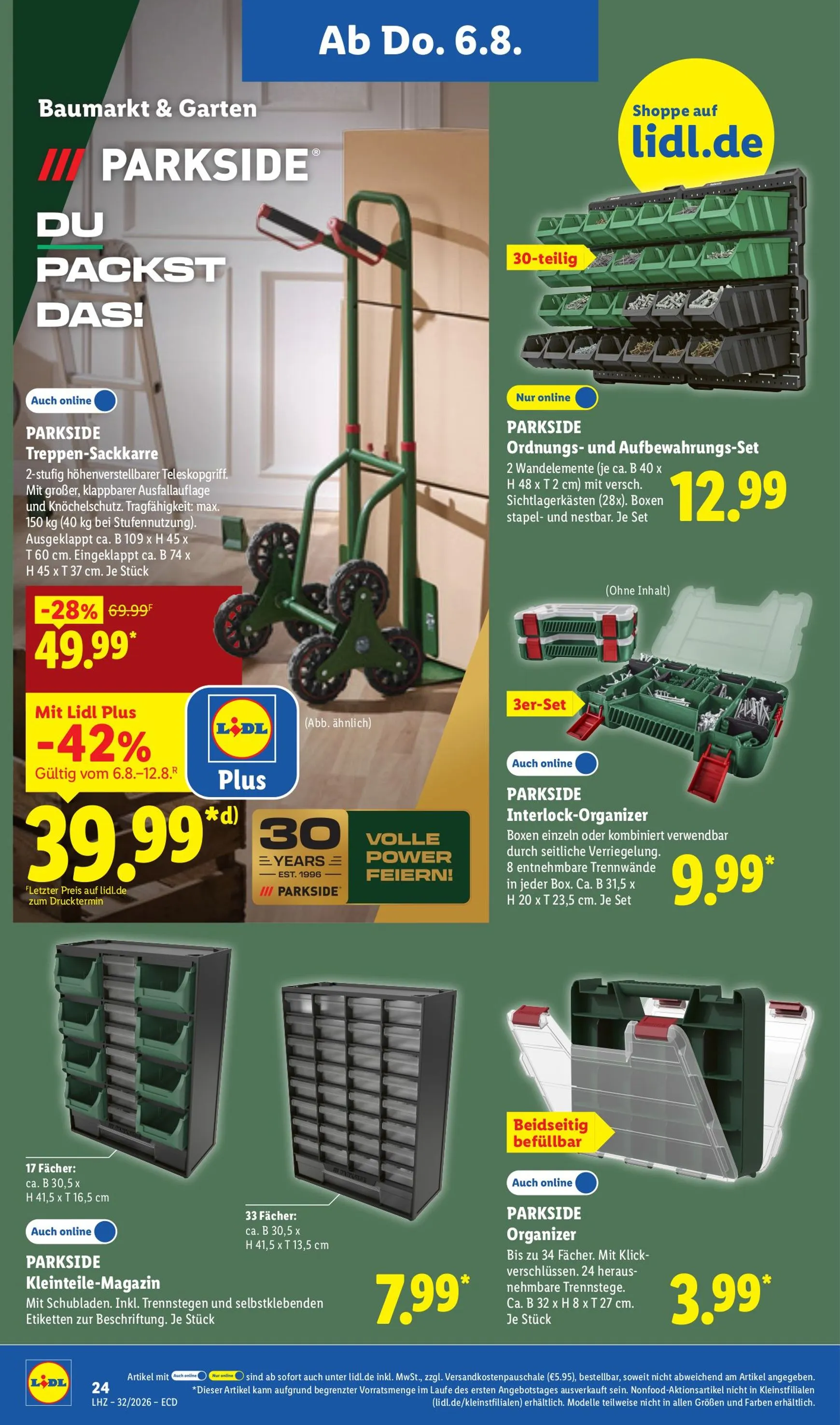 Lidl - Nonfood Prospekt nächste Woche – von Montag 03.08.2026 bis Samstag 08.08.2026 von 3. August bis 8. August 2026 - Prospekt seite 18