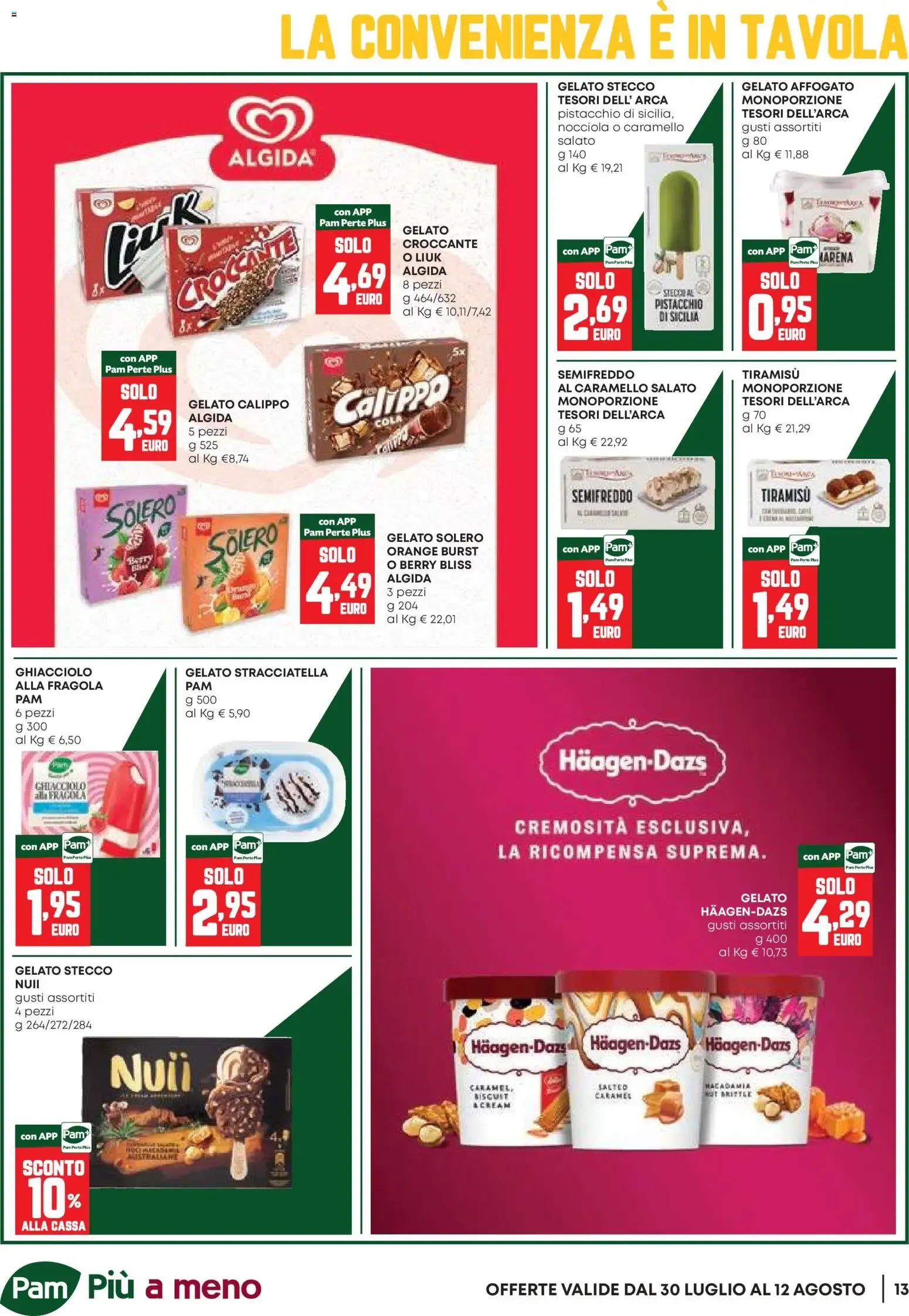 Nuovo PAM volantino Occasioni Extra dal 30/07/2026 > offerte anteprima 🛍️ da 30 luglio a 12 agosto di 2026 - Pagina del volantino 13