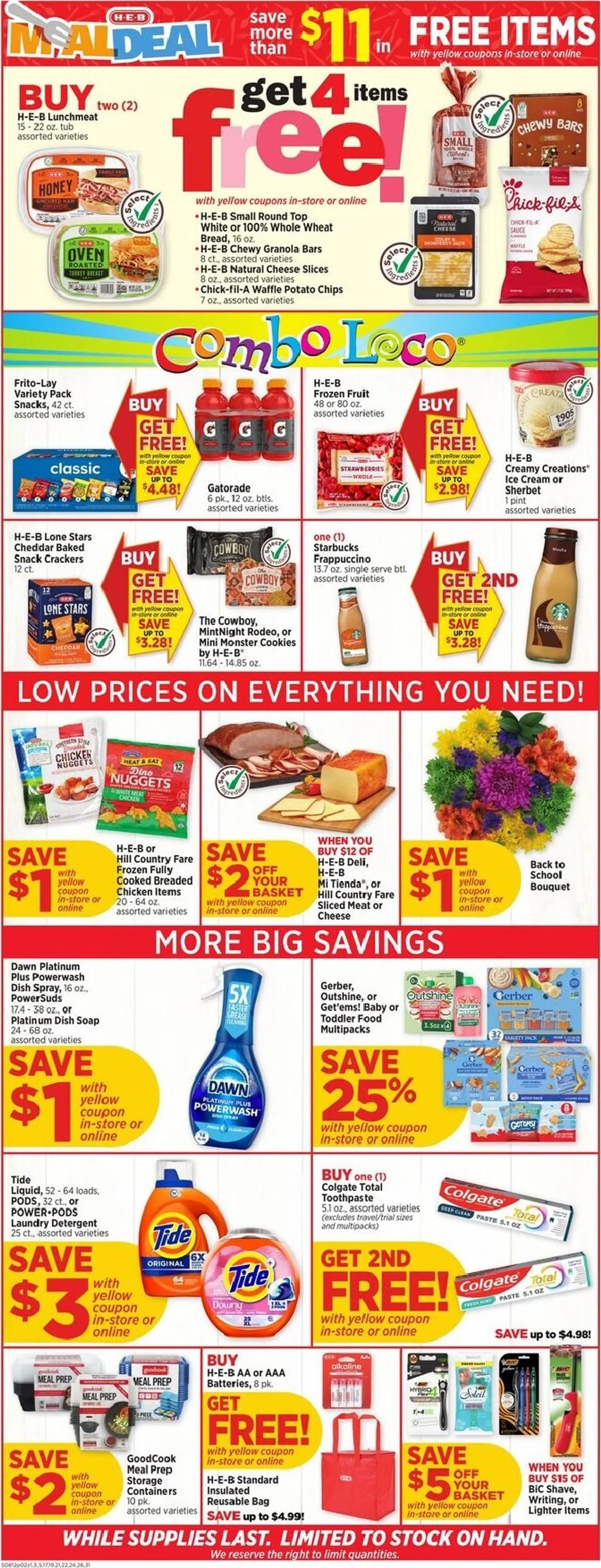 Weekly ad H-E-B This week's BIG SAVINGS from August 12 to August 18 2026 - Page 2