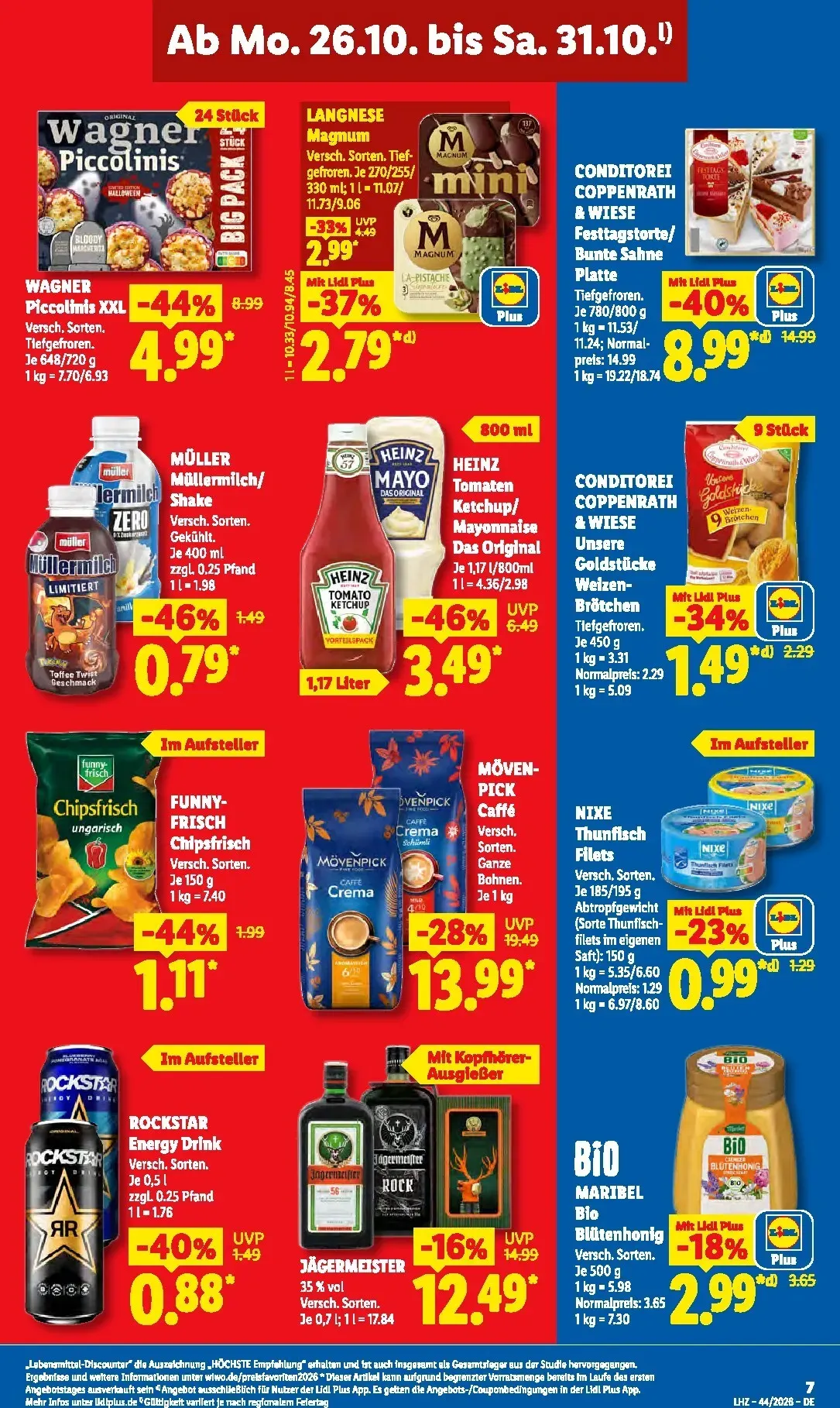 Lidl Prospekt – von Montag 26.10.2026 bis Samstag 31.10.2026 von 26. Oktober bis 31. Oktober 2026 - Prospekt seite 18