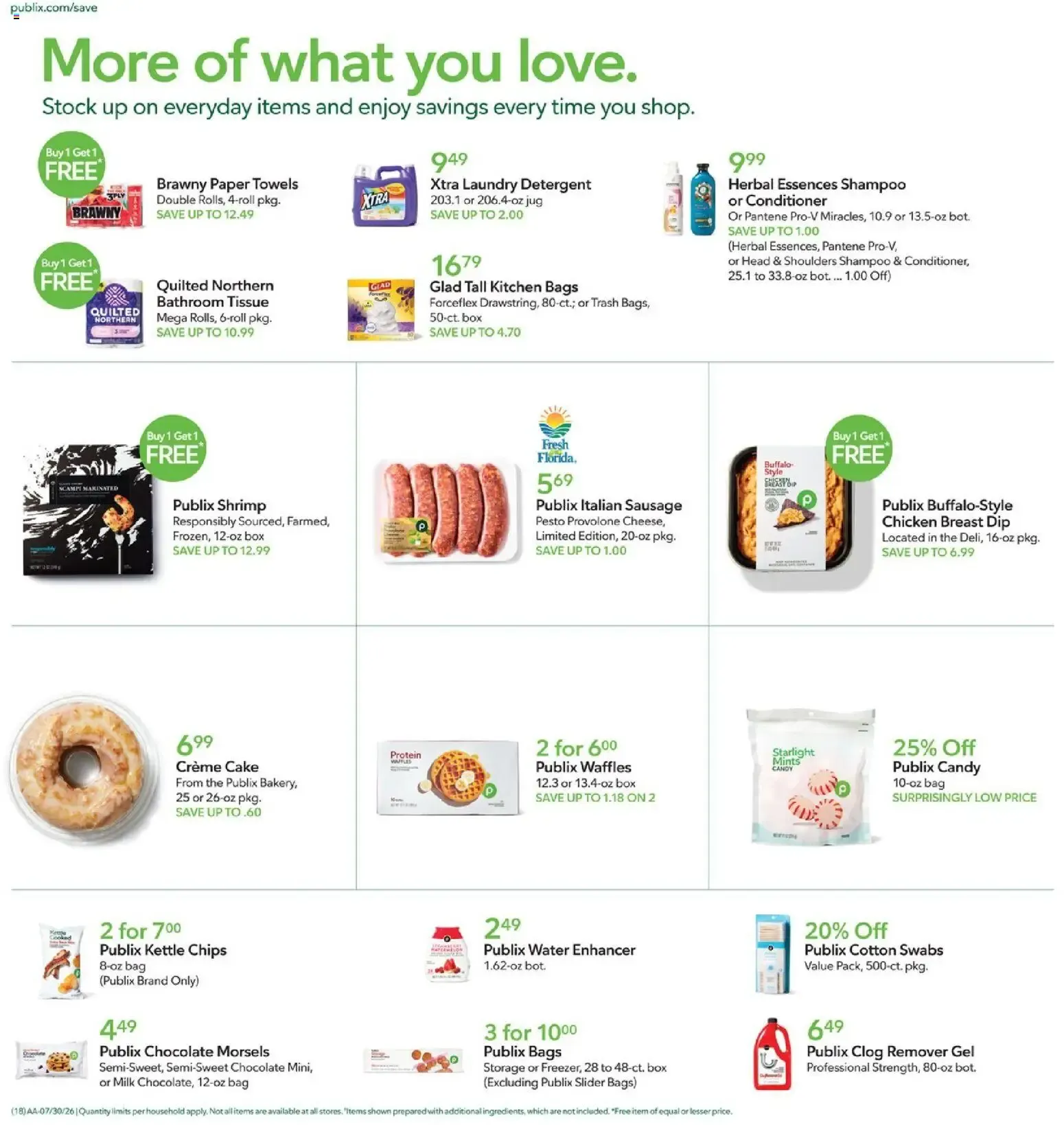 Weekly ad Publix Weekly ad from (07/29/2026) - Ad this week, Flyer from July 29 to August 4 2026 - Page 18