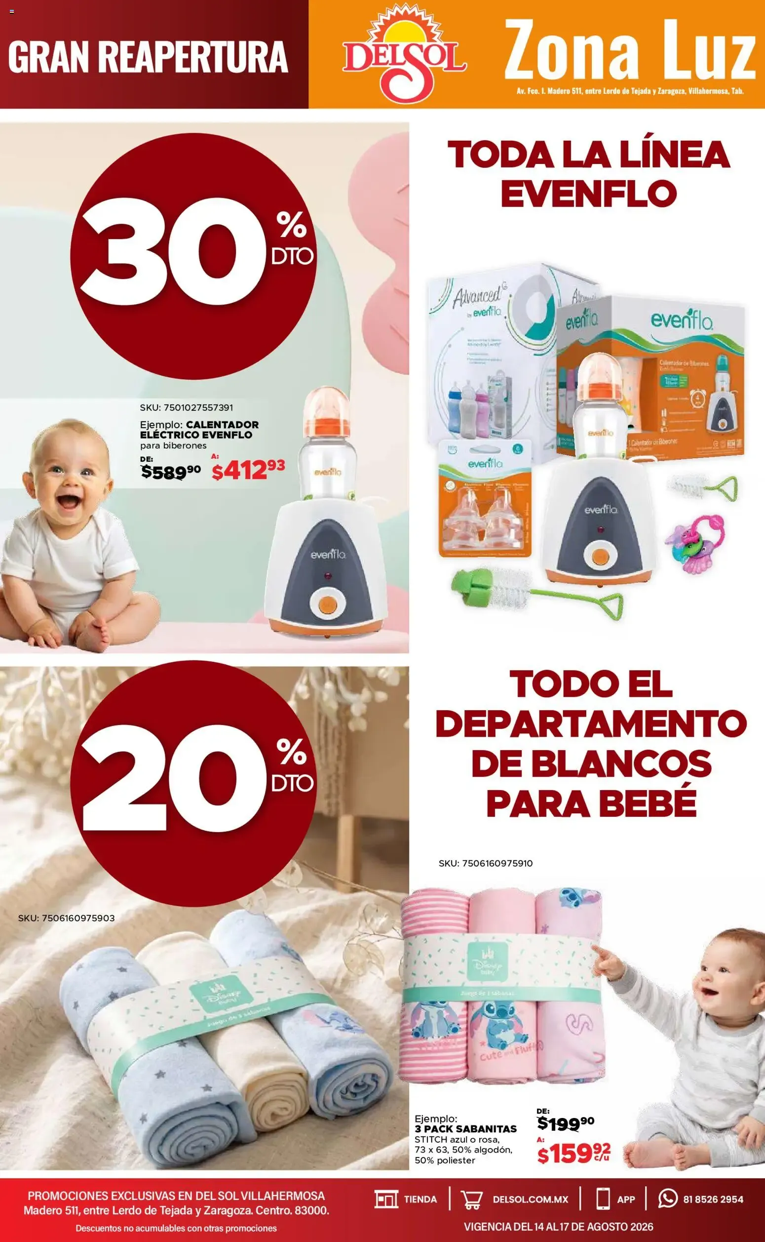 Catálogo de Del Sol Gran Reapertura y 4 Días de Grandes Promociones 14 de agosto al 17 de agosto 2026 - Pagina 26