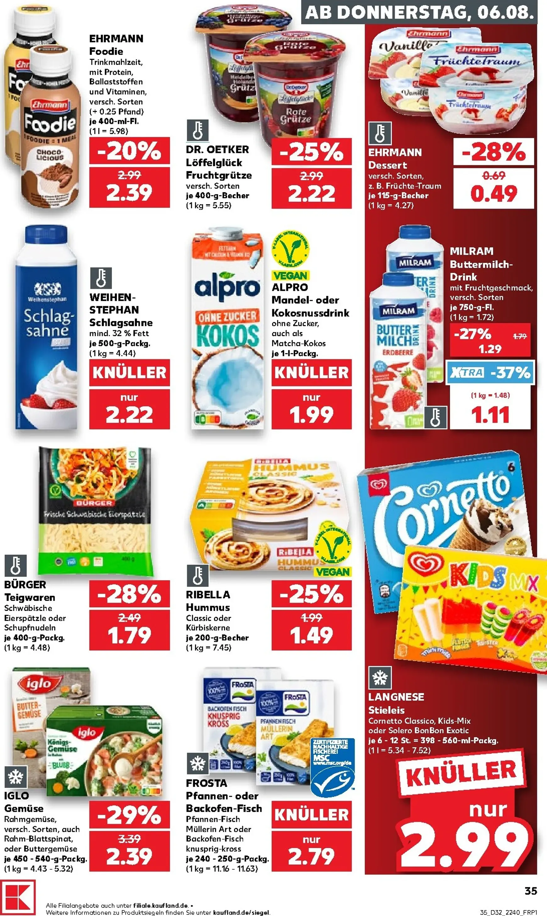 Kaufland Prospekt nächste Woche – von Donnerstag 06.08.2026 bis Mittwoch 12.08.2026 von 6. August bis 12. August 2026 - Prospekt seite 36