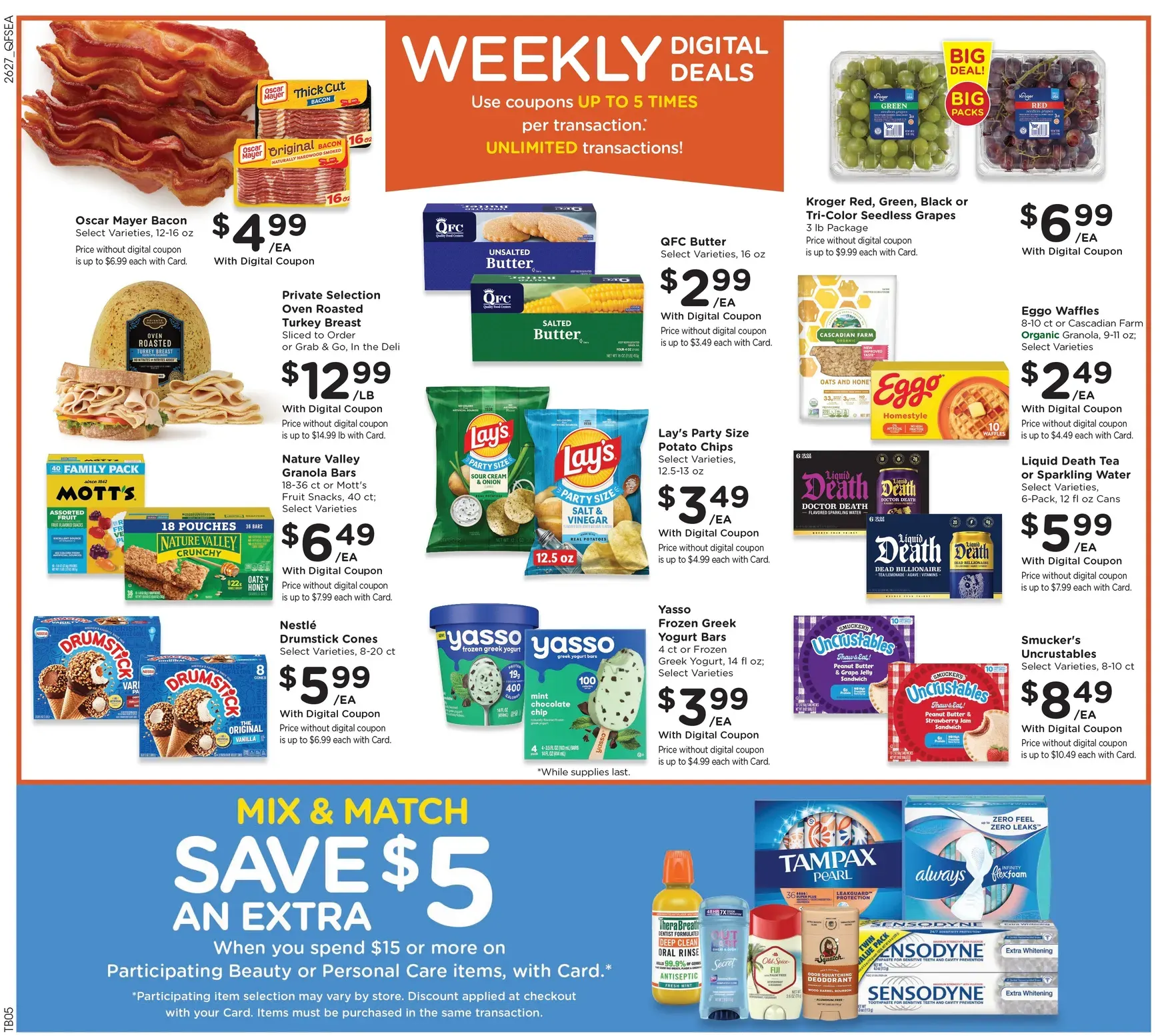 Weekly ad QFC Pacific Northwest: Ofertas Semanales Digitales from August 5 to August 11 2026 - Page 3