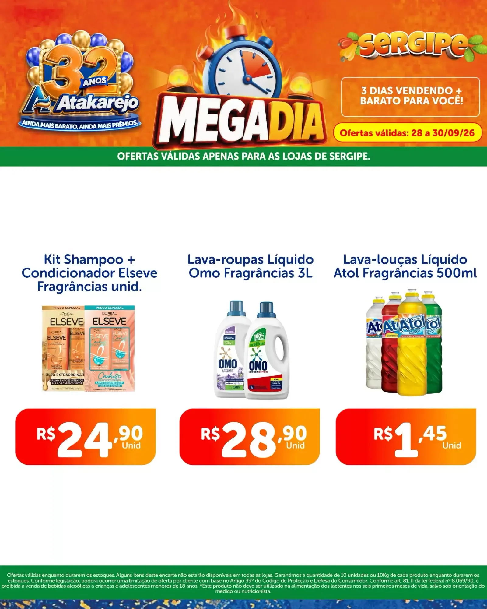 Encarte de Megadia Atakarejo Sergipe 28 de setembro até 30 de setembro 2026 - Pagina 7