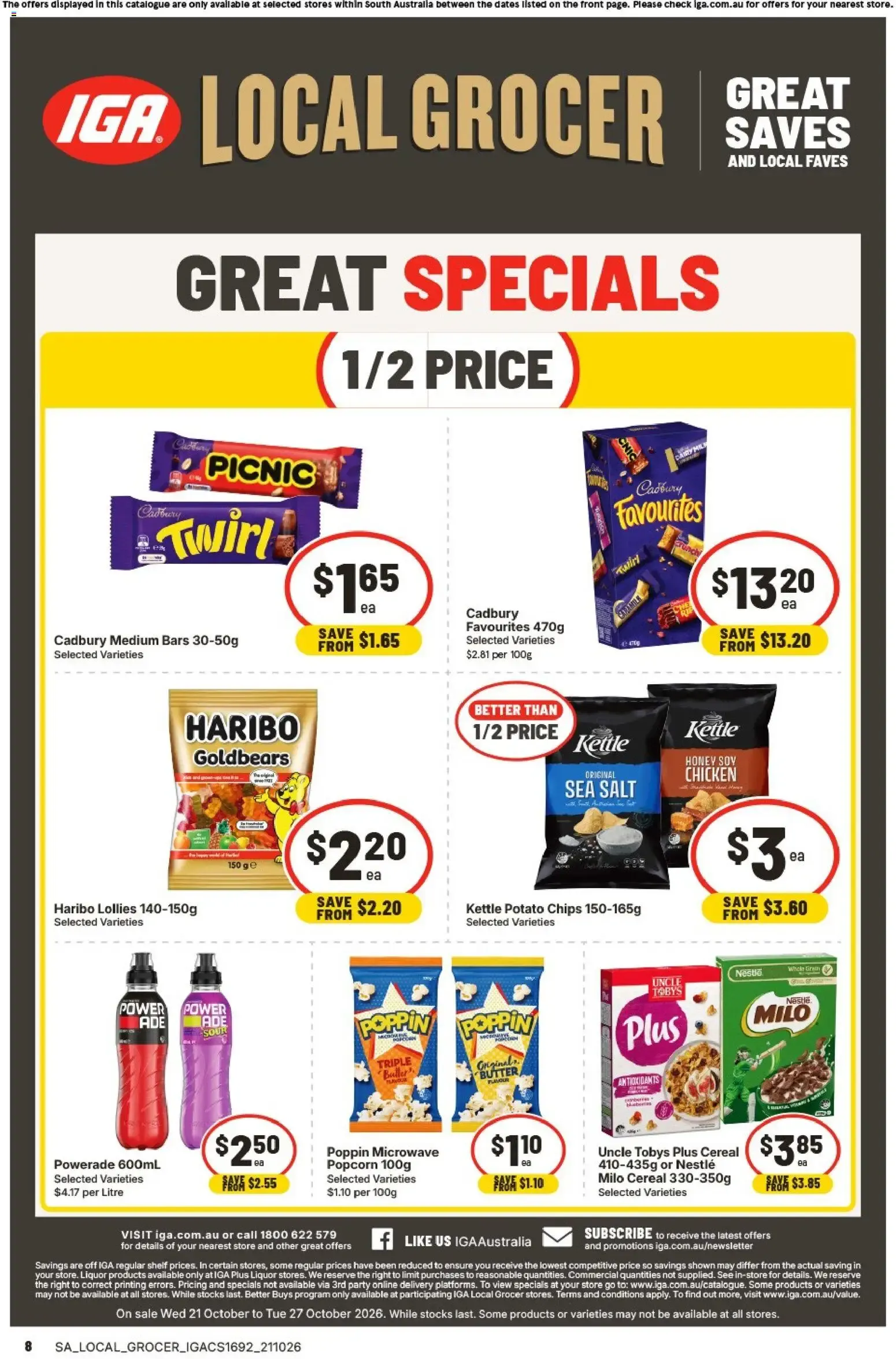 IGA catalogue valid from 21/10/2026 > Online Australia - Catalogue valid from 21 October to 27 October 2026 - page 8