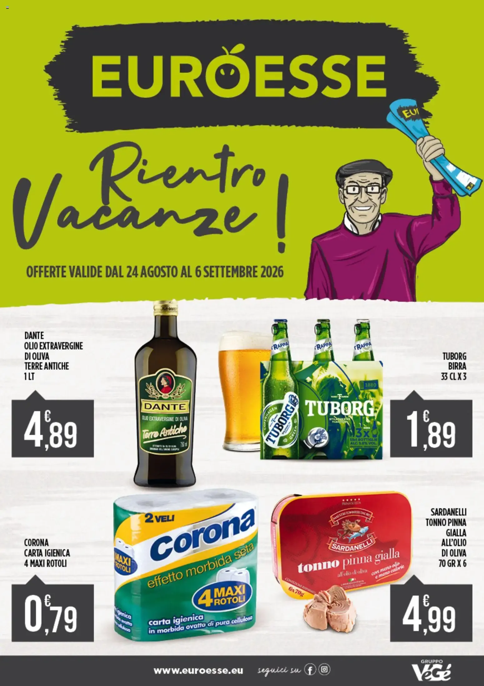 Euroesse volantino dal 24/08/2026 - online Offerte da 24 agosto a 6 settembre di 2026 - Pagina del volantino 1
