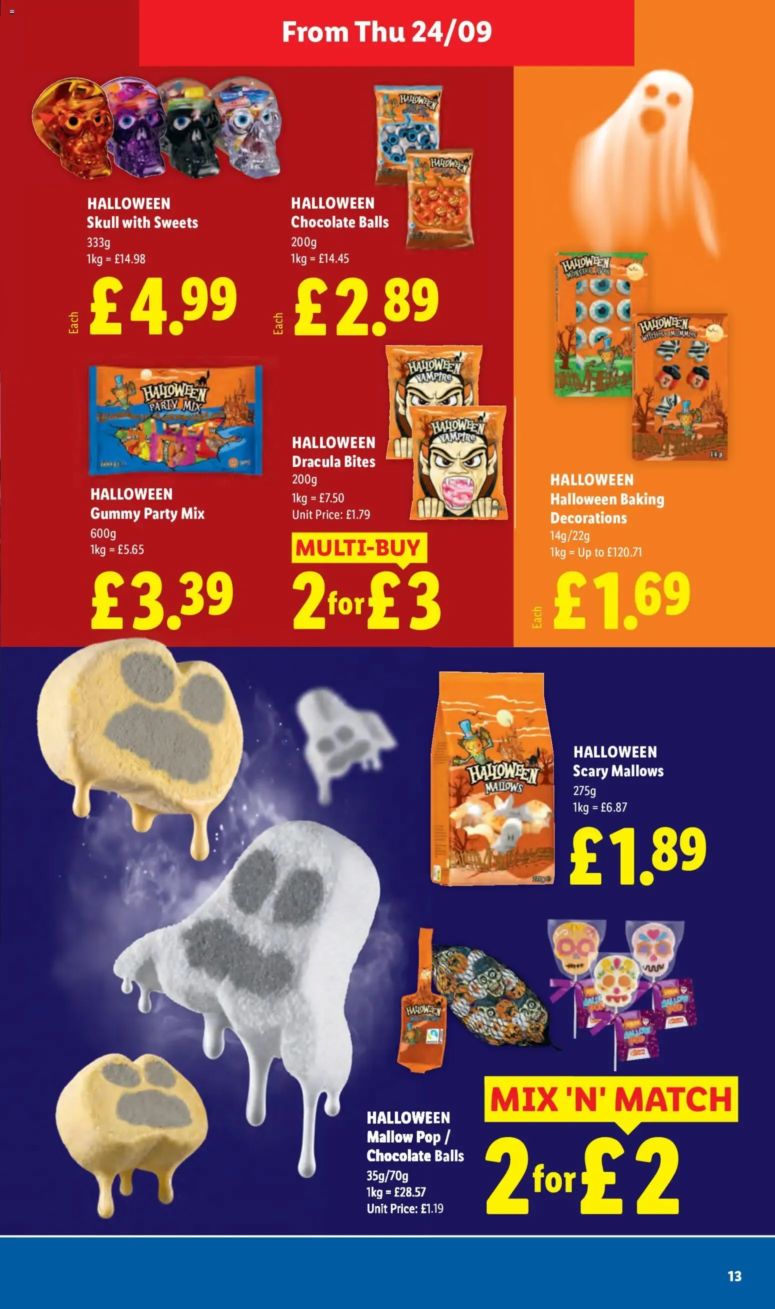 Lidl - Kids' Halloween Costumes from 24 September to 30 September 2026 - Catalogue Page 13