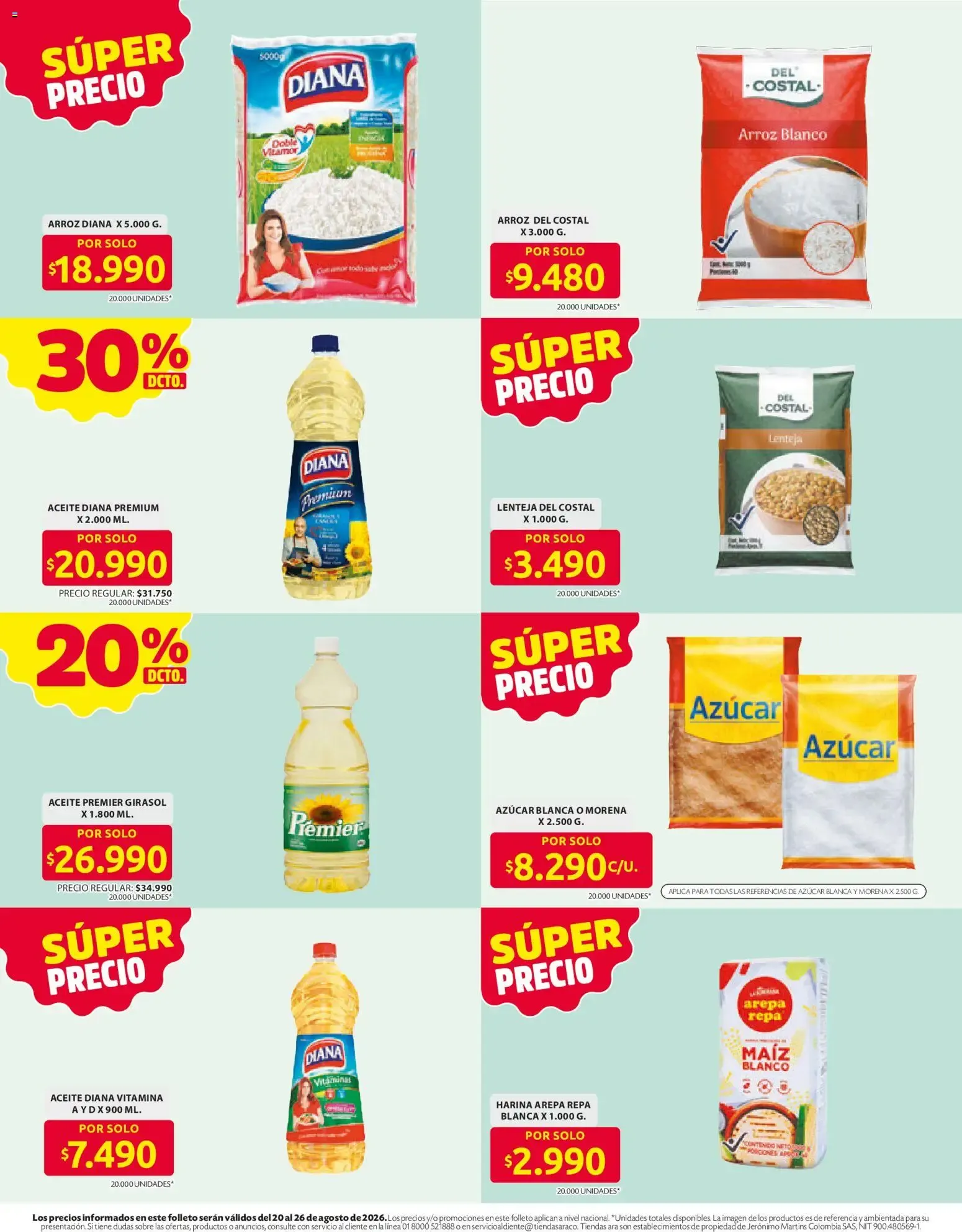 Catalogo de Ara - Ahorra con Alegría al Mejor Precio 20 de agosto al 26 de agosto 2026 - Pag 2