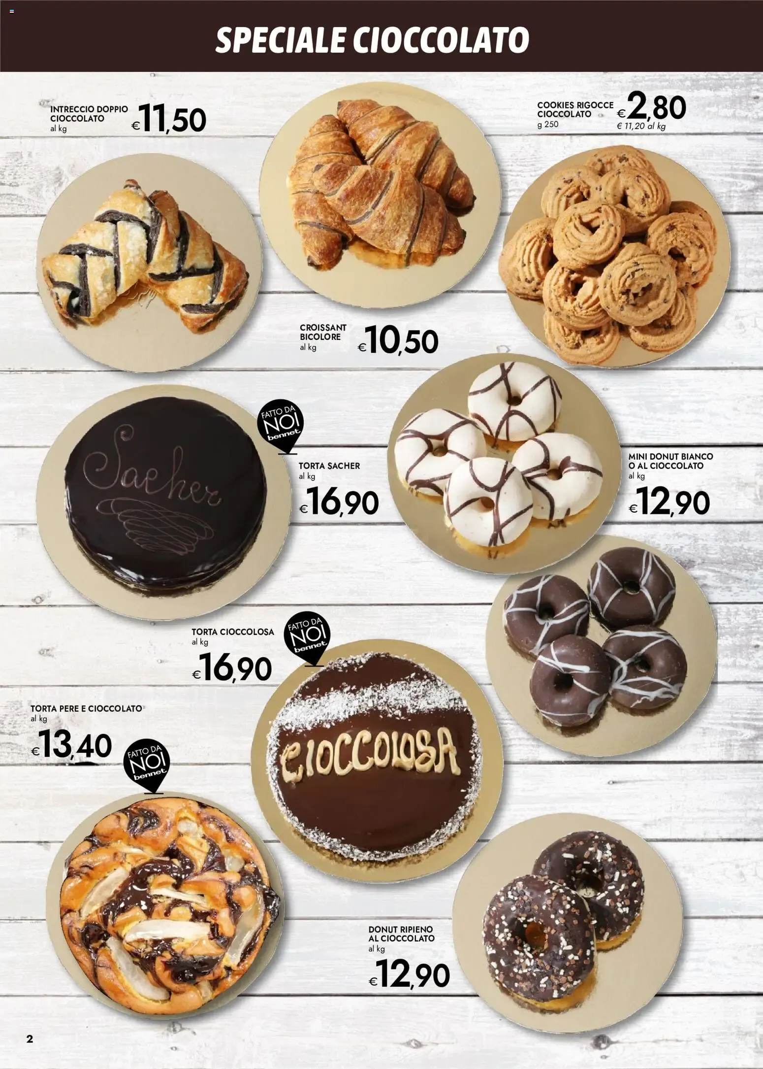 Nuovo bennet volantino Cioccolato che bontà dal 29/10/2026 > offerte anteprima 🛍️ da 29 ottobre a 11 novembre di 2026 - Pagina del volantino 2