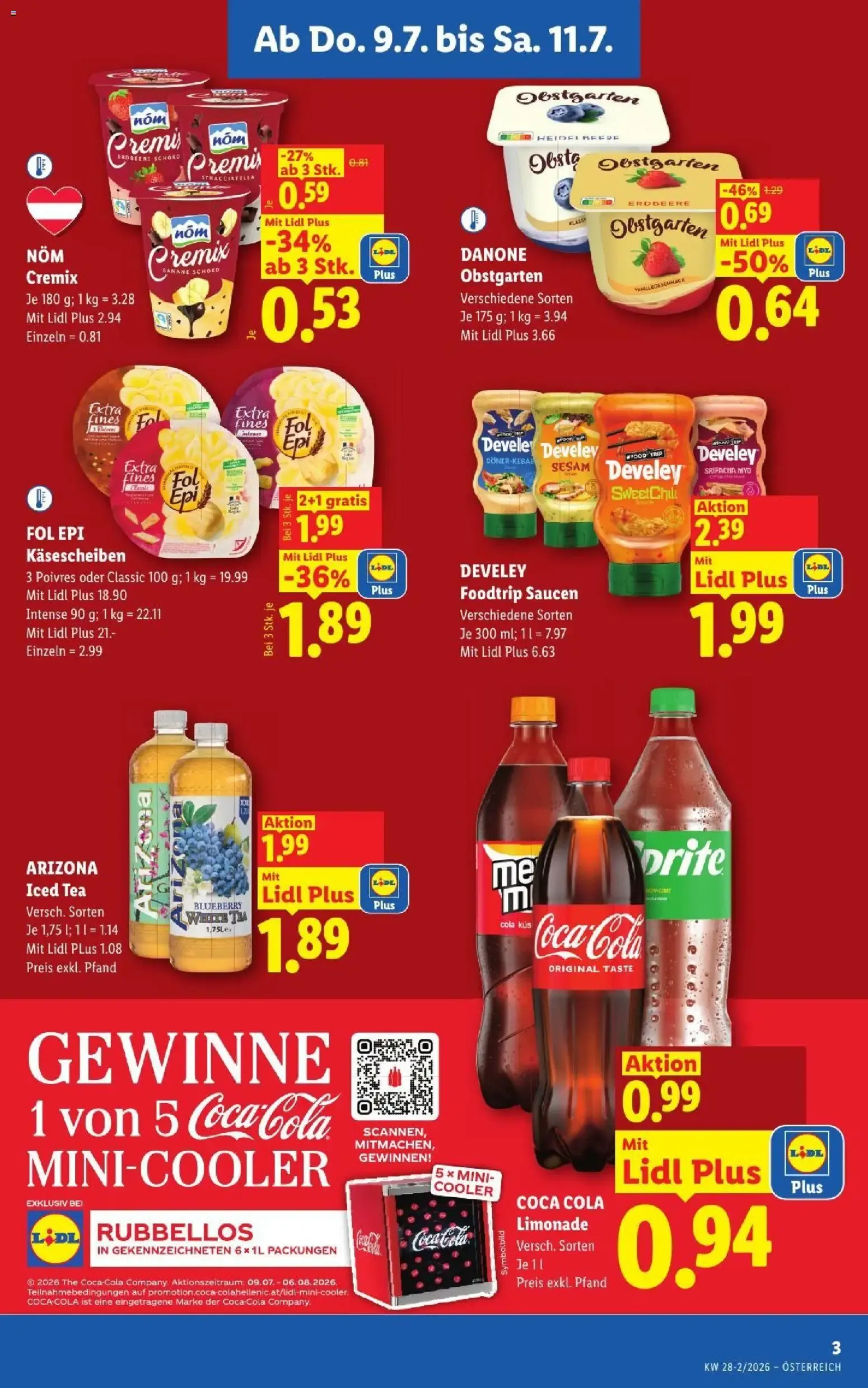 Lidl - Flugblatt ab 09.07.2026 - Angebote ab donnerstag von 9. Juli bis 11. Juli 2026 - Flugblätt seite 3