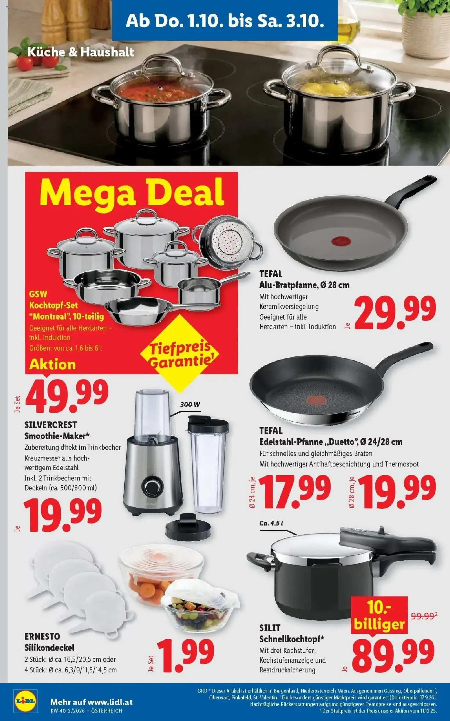 Lidl Aktion von 1. Oktober bis 3. Oktober 2026 - Flugblätt seite  28