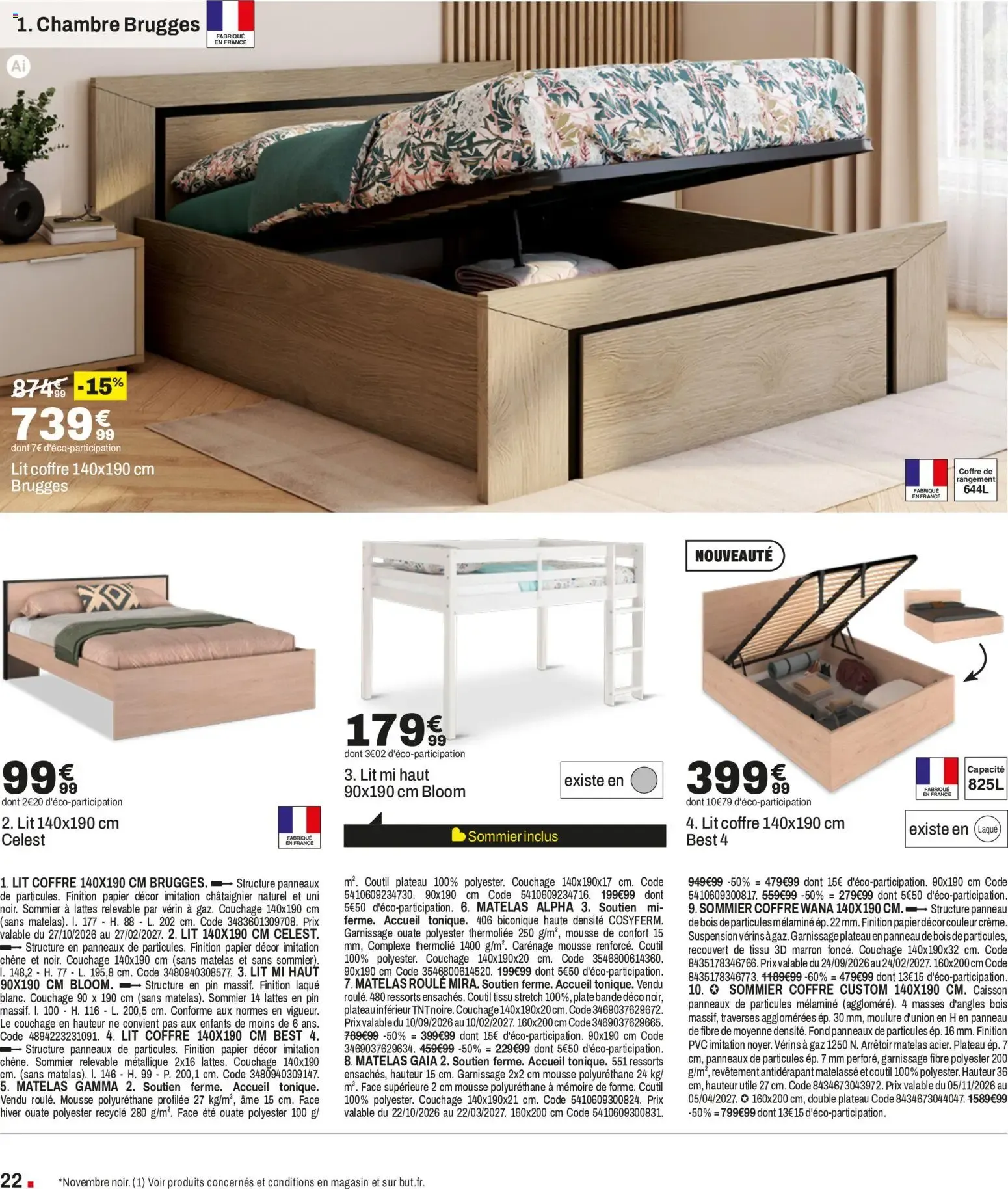 BUT Black November du 27 octobre au 4 janvier 2027 - Catalogue page 22