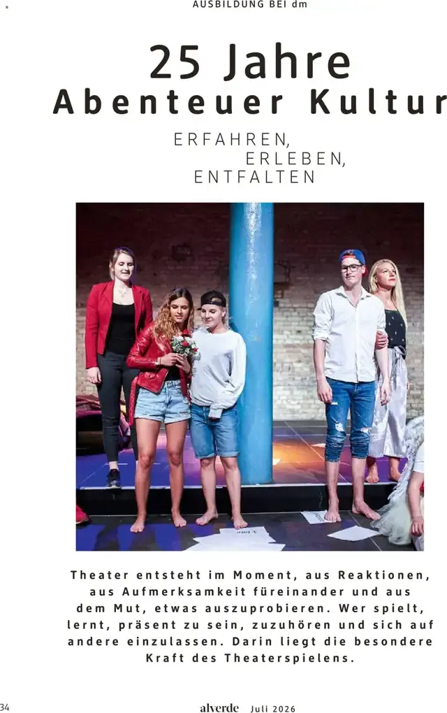 dm Magazin alverde - Mit Mission bei Miss Germany von 1. Juli bis 31. Juli 2026 - Prospekt seite 34