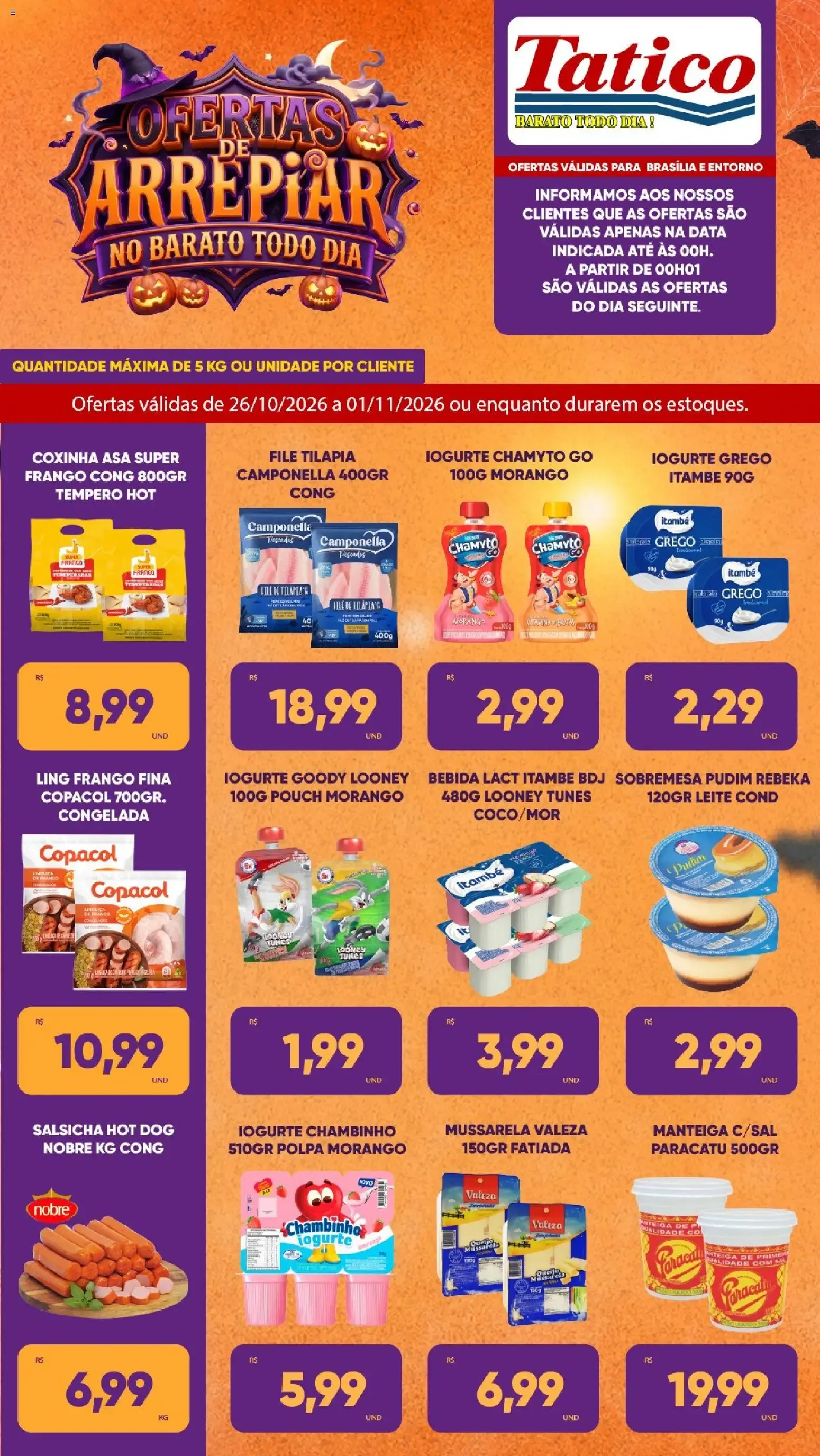 Encarte de Tatico - Ofertas da semana de 26/10/2026 | Promoções Online 26 de outubro até 1 de novembro 2026 - Pagina 1