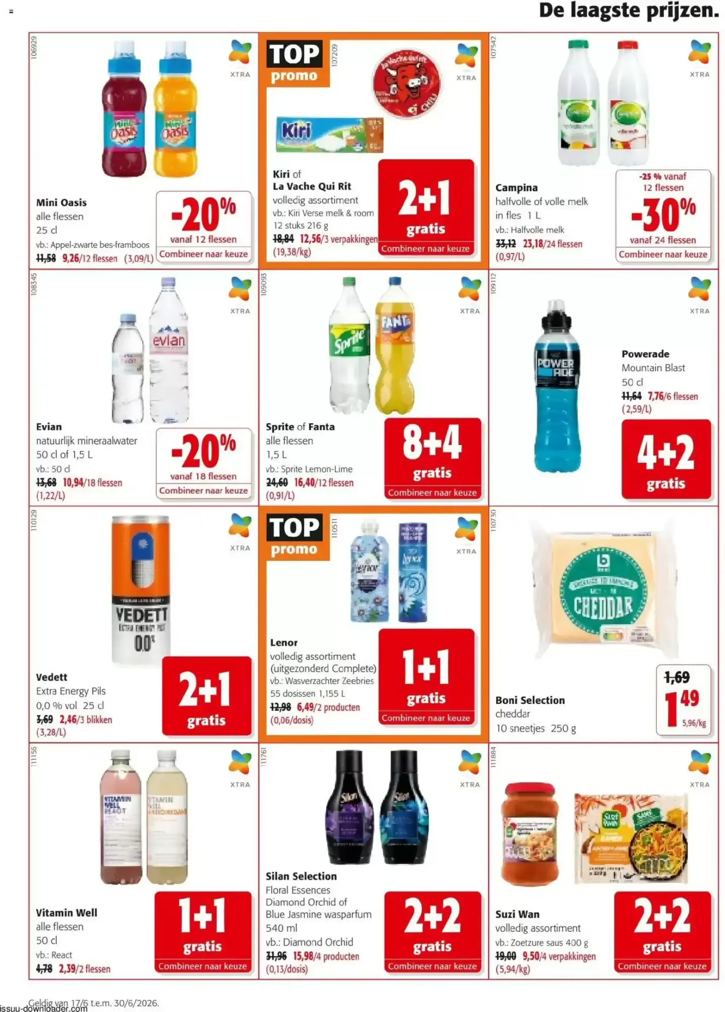 Alle acties van 17 juni tot 30 juni 2026 - folder pagina 18