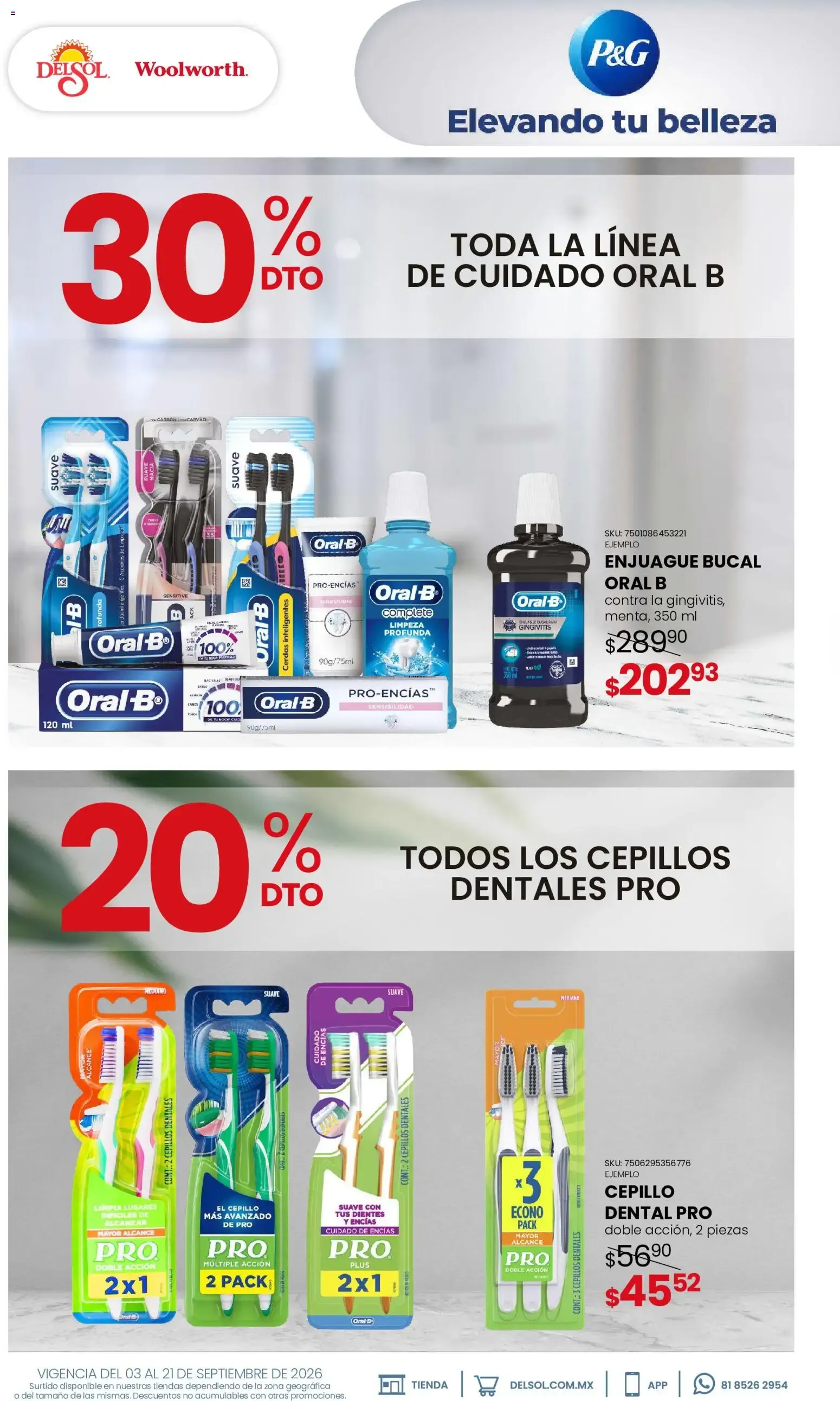Catálogo de Del Sol y Woolworth: 30% DTO en toda la línea Pantene Colágeno y Biotinamida 3 de septiembre al 21 de septiembre 2026 - Pagina 10