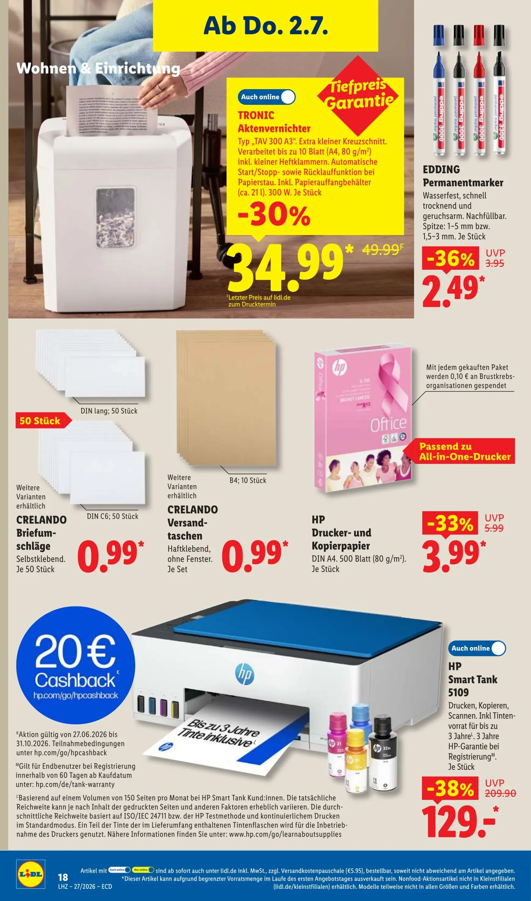 Lidl - Angebot der Woche Prospekt – von Montag 29.06.2026 bis Samstag 04.07.2026 von 29. Juni bis 4. Juli 2026 - Prospekt seite 14