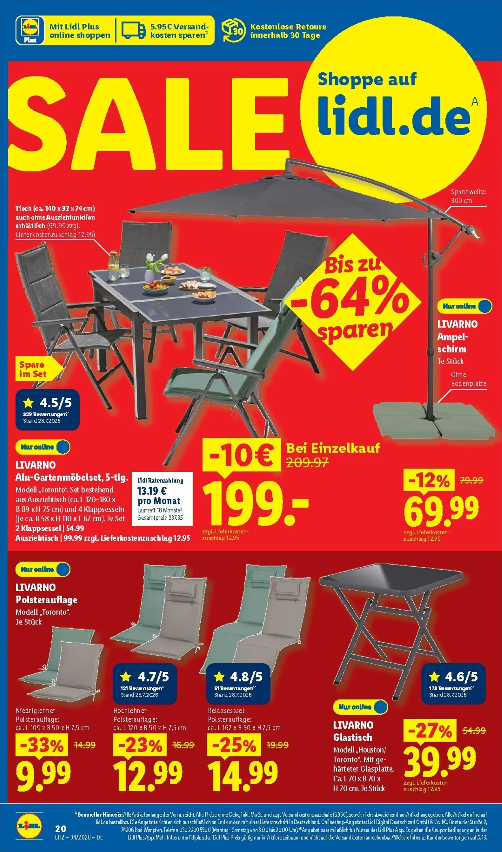 Lidl Angebot der Woche von 17. August bis 22. August 2026 - Prospekt seite 18