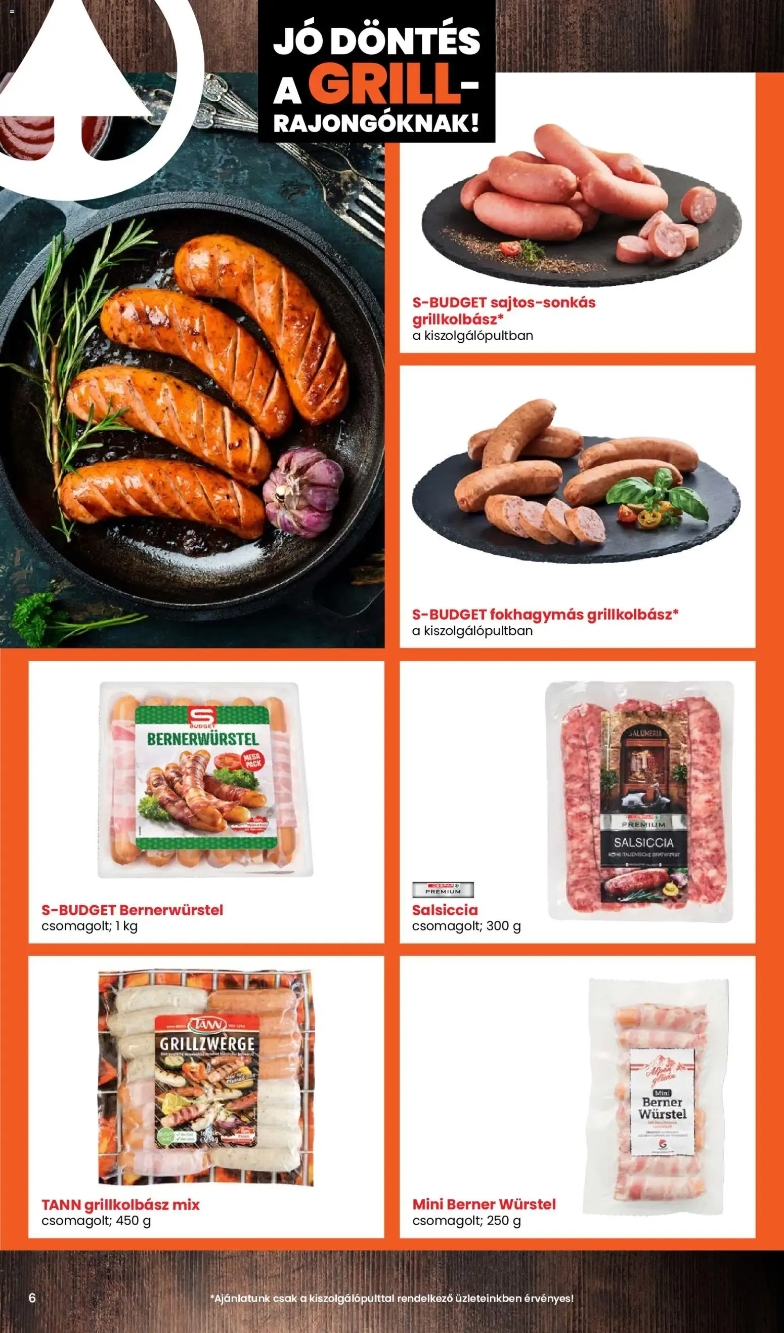 Katalógus Interspar Grill katalógus - 2026.04.30. -tól/töl > akció, lapozható szórólap 🛍️ április 30.-tól július 12.-ig 2026. - Oldal 6