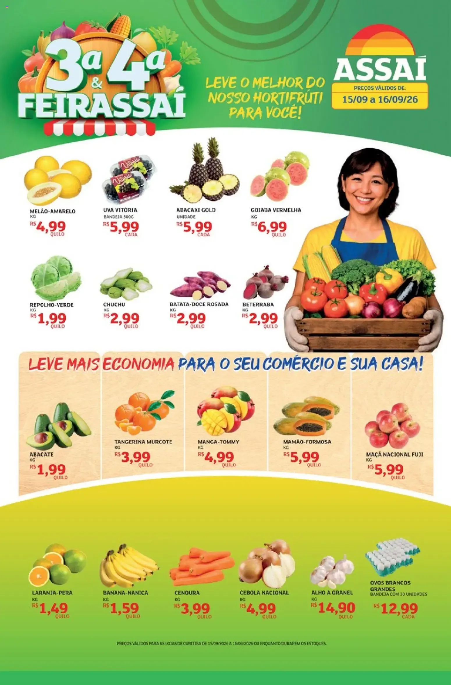 Encarte de Assaí Atacadista ofertas - PR de 15/09/2026 | Promoções Online 15 de setembro até 16 de setembro 2026 - Pagina 1
