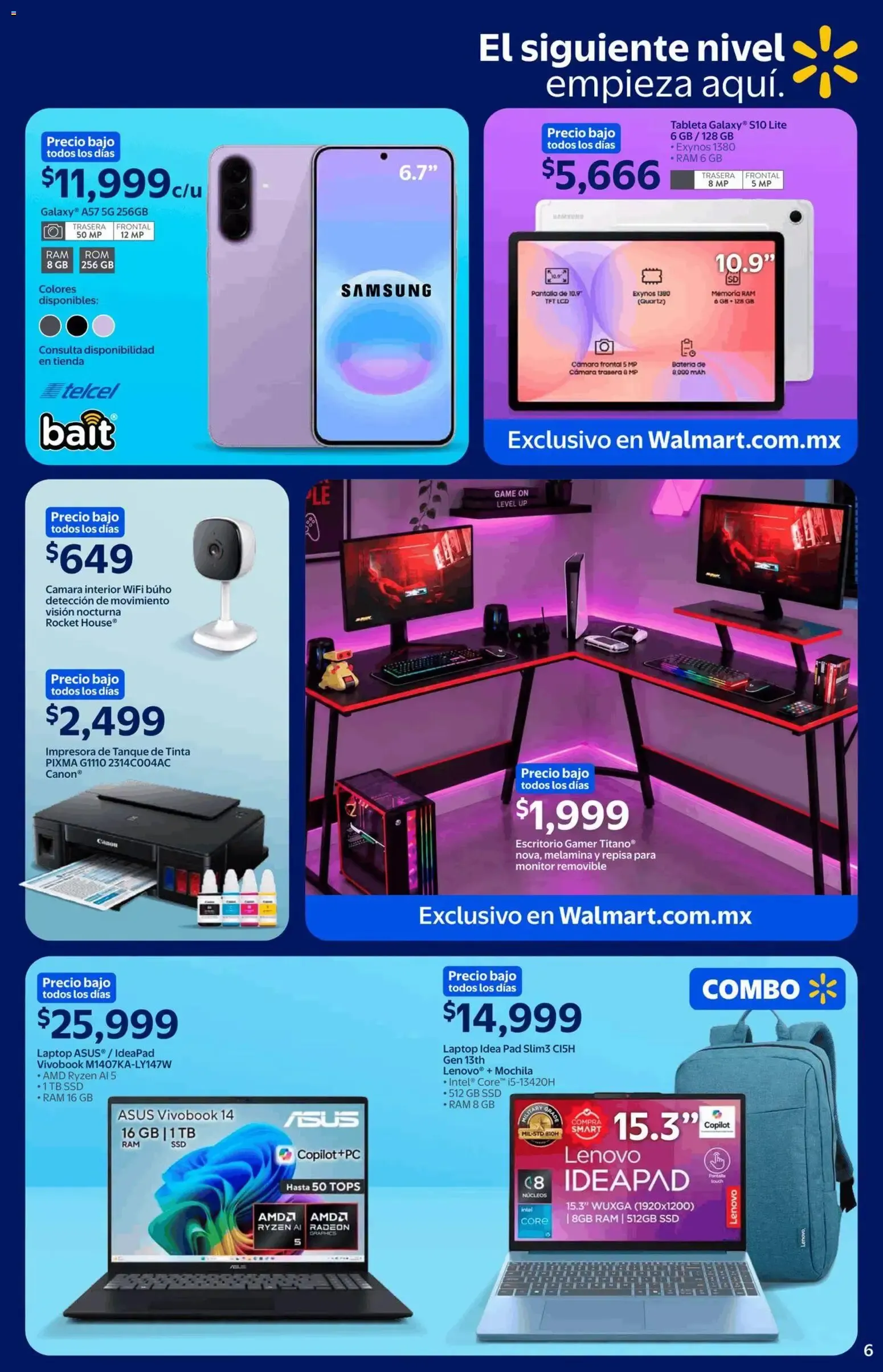 Catálogo de Walmart folleto El siguiente nivel, empieza aquí (21/09/2026 - 30/09/2026) - catálogo en línea 21 de septiembre al 30 de septiembre 2026 - Pagina 7