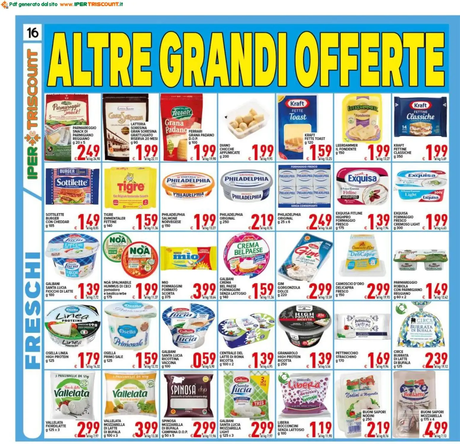 Ipertriscount volantino dal 31/07/2026 - online Offerte da 31 luglio a 11 agosto di 2026 - Pagina del volantino 16