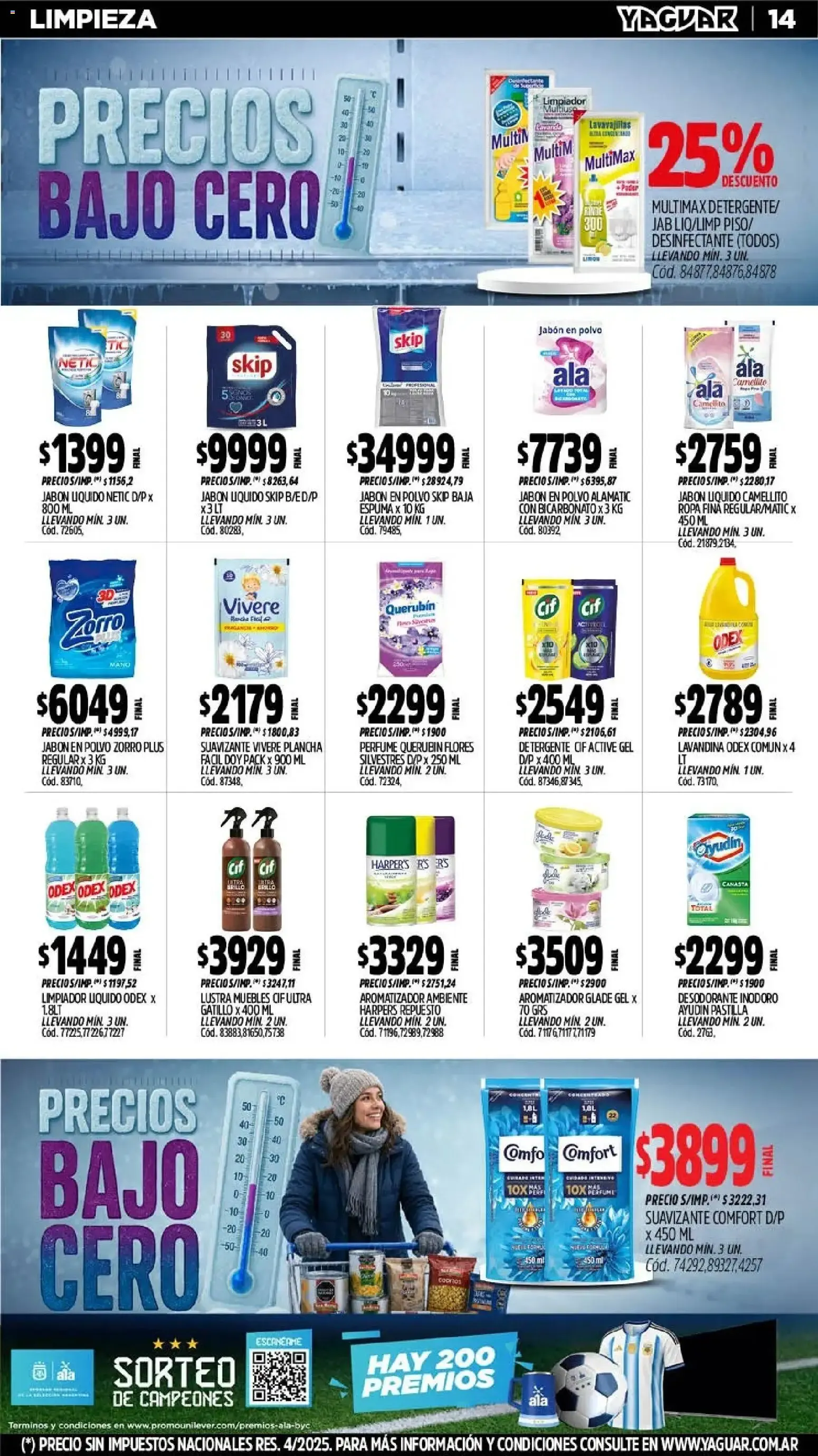Ofertas de Mayorista Yaguar: Precios Bajo Cero 20 de julio al 26 de julio 2026 - Página 15 del catálogo