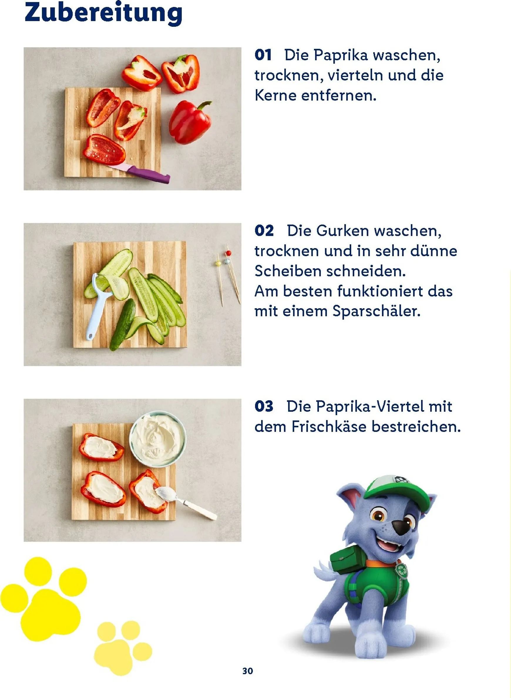 Lidl - Paw Patrol Rezeptheft Prospekt – von Montag 20.07.2026 bis Sonntag 23.08.2026 von 20. Juli bis 23. August 2026 - Prospekt seite 30