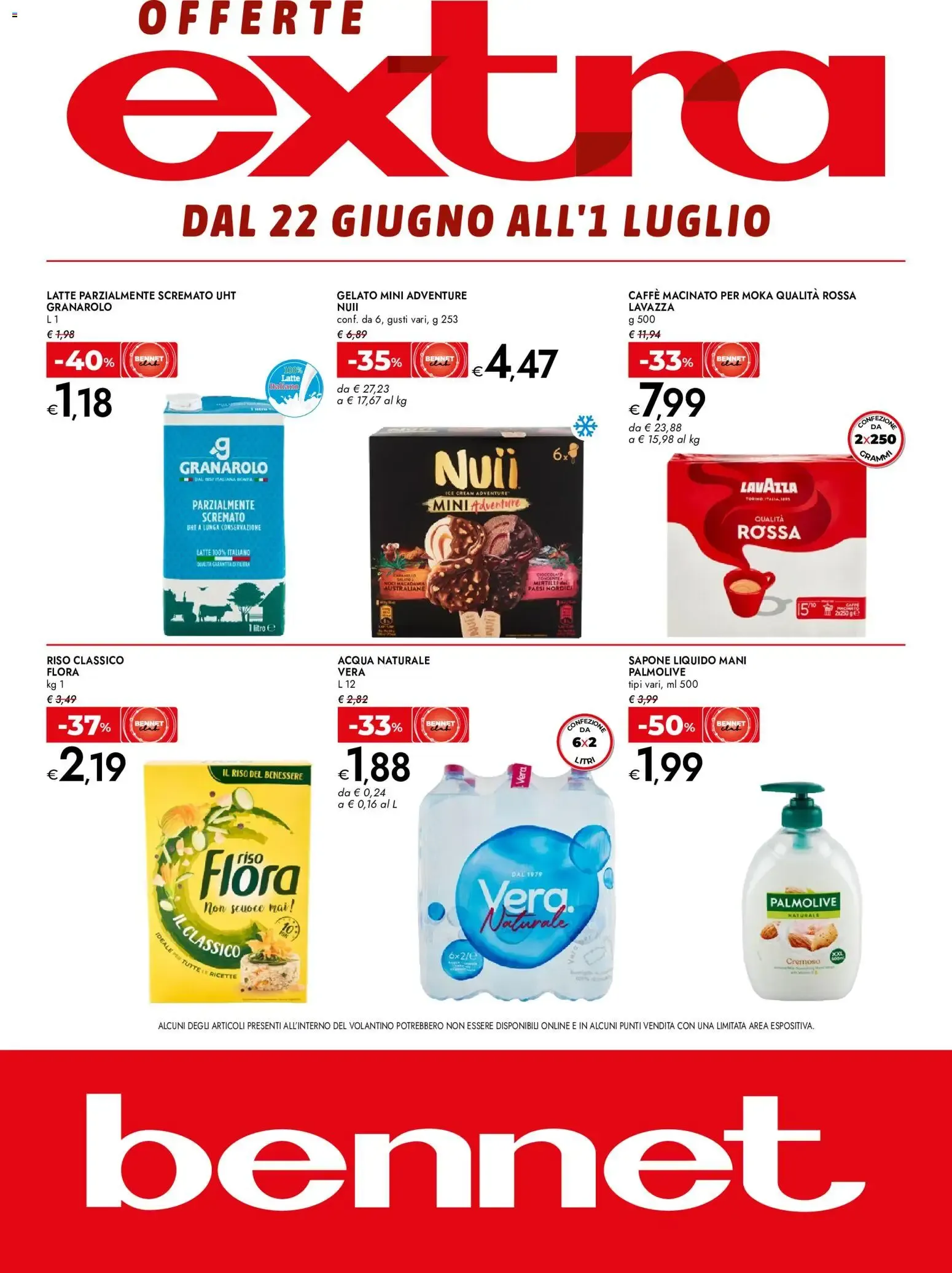 Bennet: Offerte Extra (22 Giugno - 1 Luglio) da 22 giugno a 1 luglio di 2026 - Pagina del volantino 1