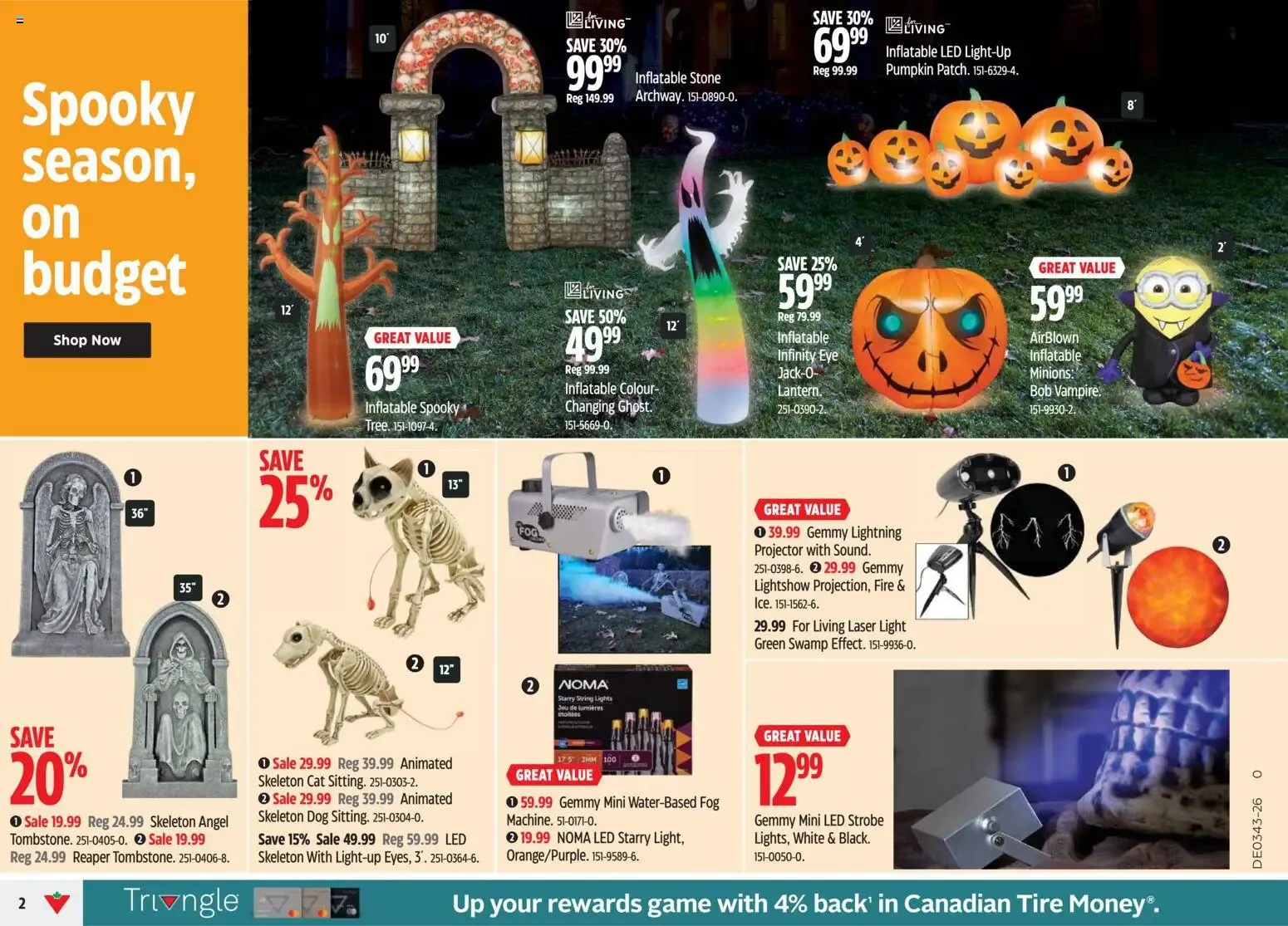 Canadian Tire Canada's Fall Store Deals from October 22 to October 28 2026 - flyer page 2