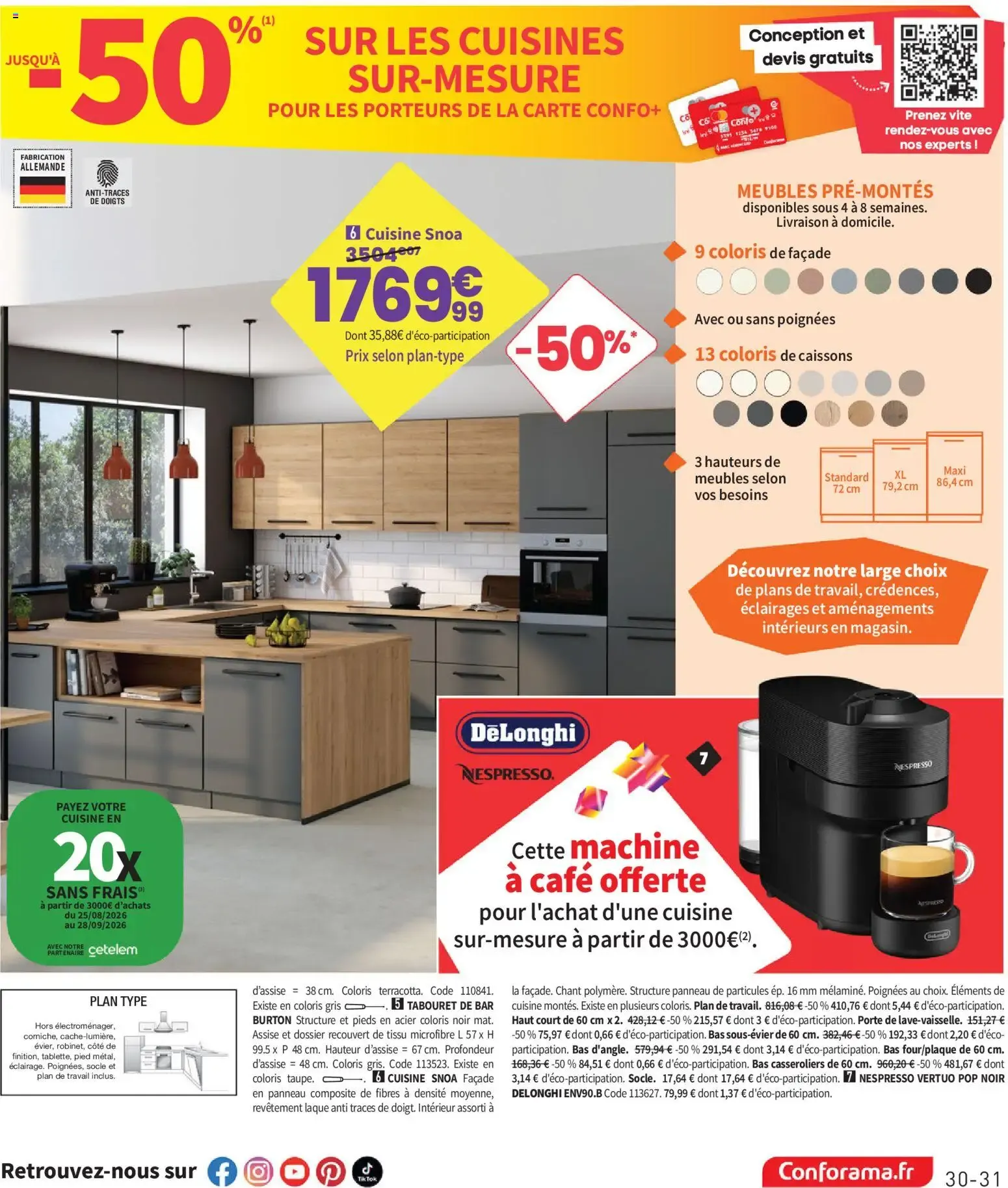 Conforama catalogue à partir du 25/08/2026 - promo en ligne du 25 août au 28 septembre 2026 - Catalogue page 31
