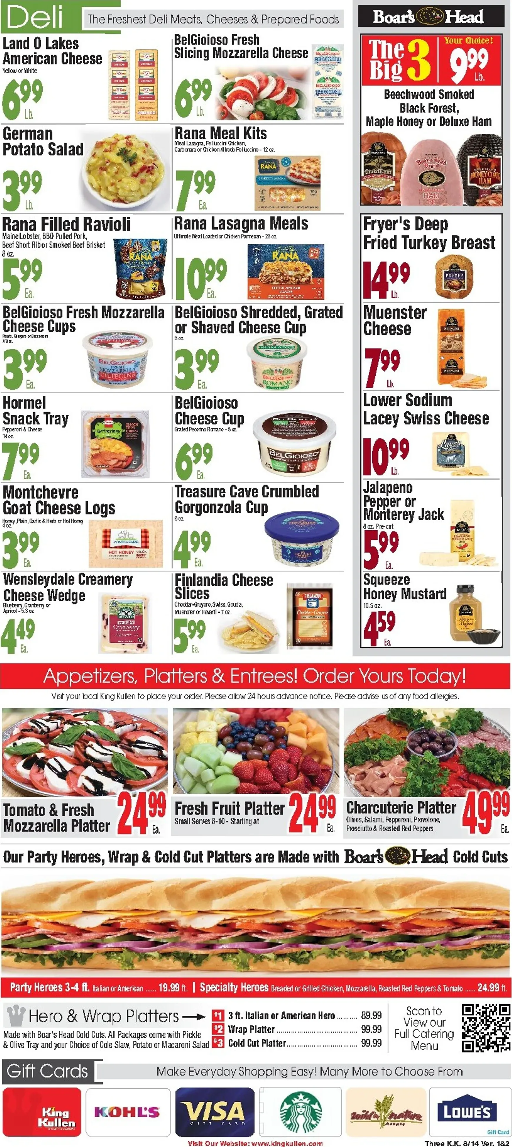 Weekly ad King Kullen flyer for next week from Friday 08/14/2026 to Thursday 08/20/2026 from August 14 to August 20 2026 - Page 3