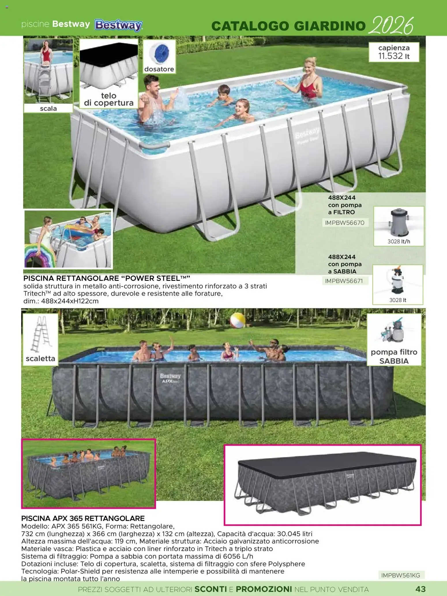 CATALOGO GIARDINO Speciale PISCINE 2026 da 8 giugno a 10 agosto di 2026 - Pagina del volantino 4