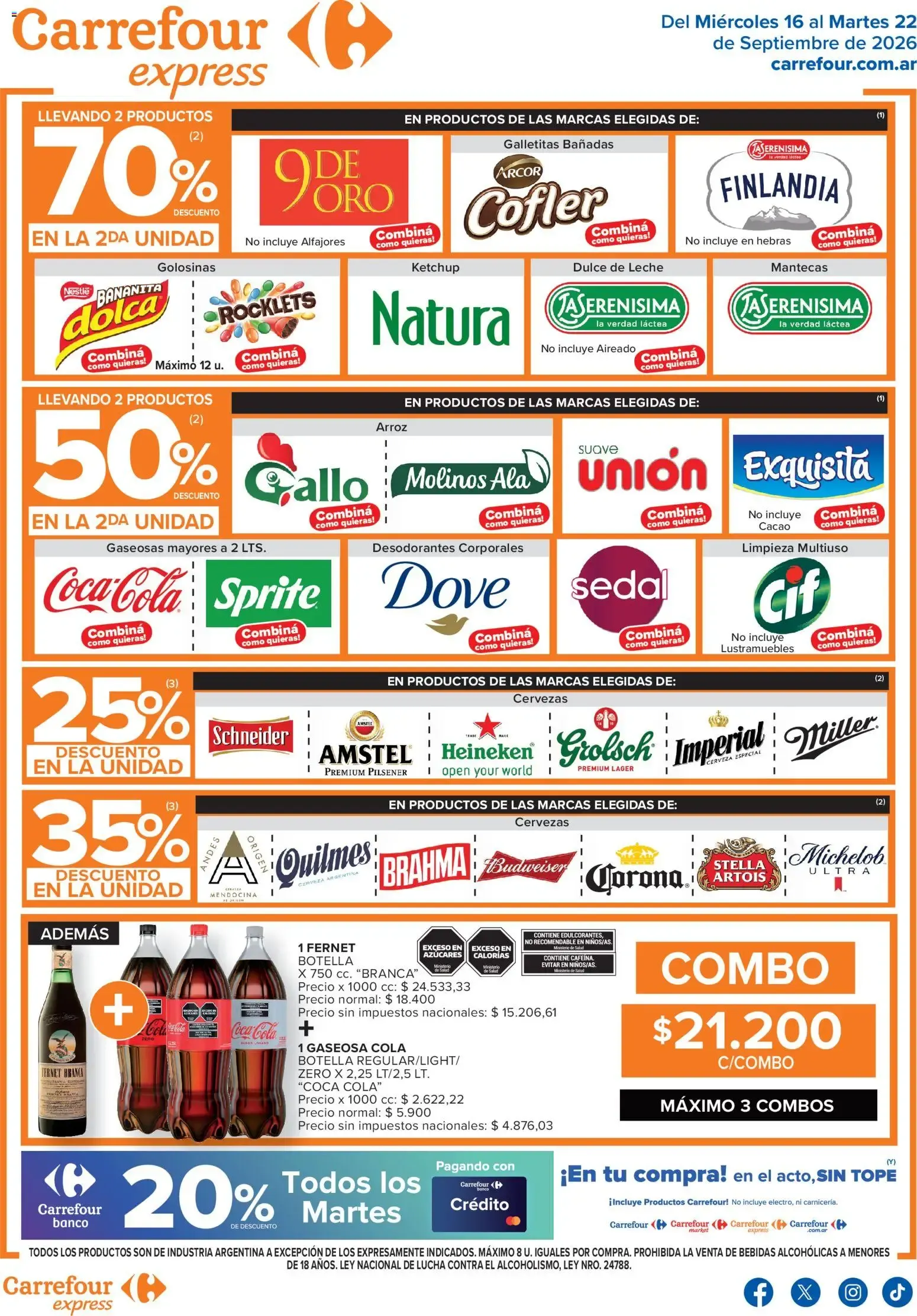 Ofertas de Carrefour Express catálogo del 16/09/2026 - 22/09/2026 16 de septiembre al 22 de septiembre 2026 - Página 2 del catálogo