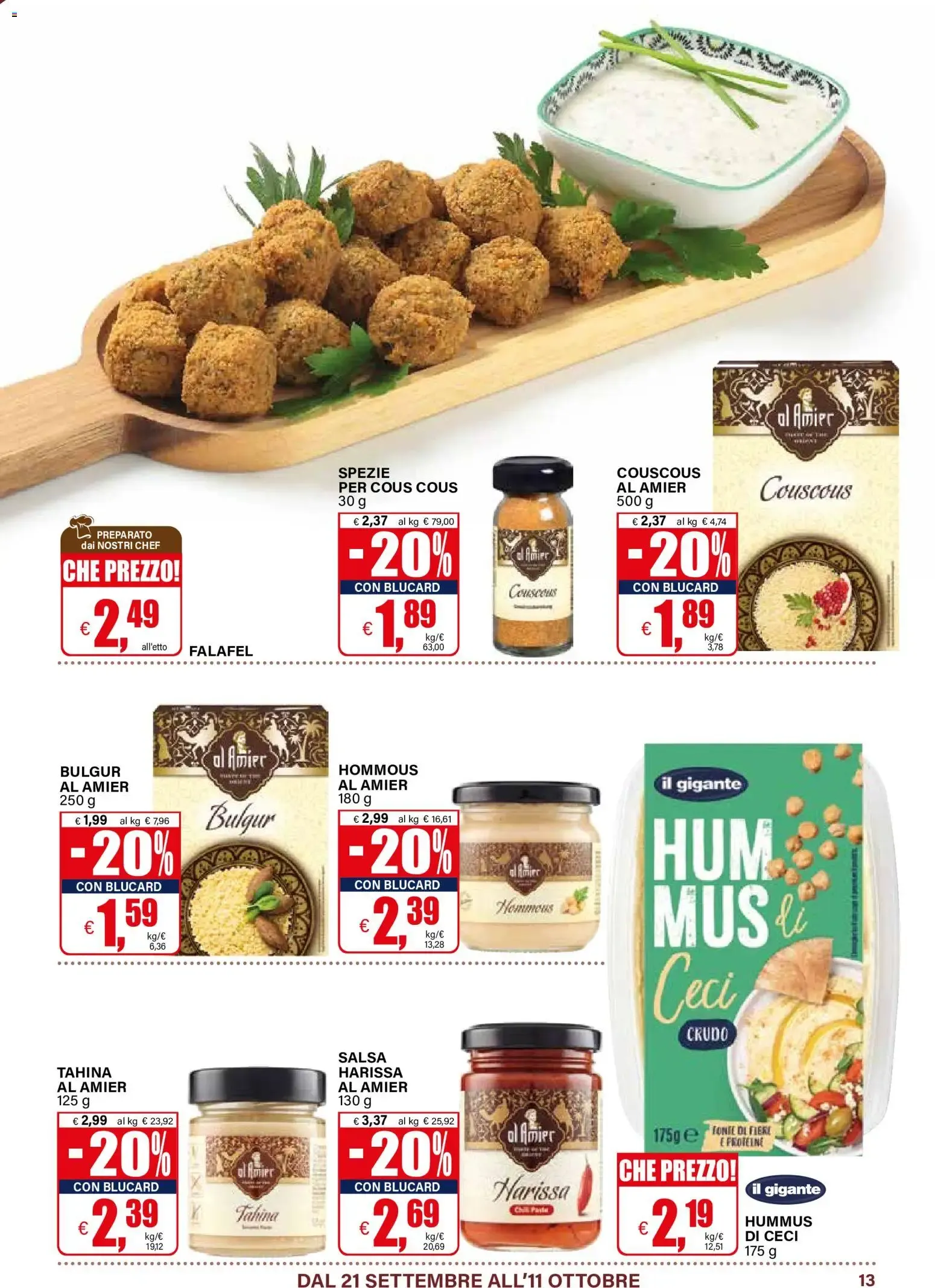 Nuovo Il Gigante volantino Assapora il mondo dal 21/09/2026 > offerte anteprima 🛍️ da 21 settembre a 11 ottobre di 2026 - Pagina del volantino 13