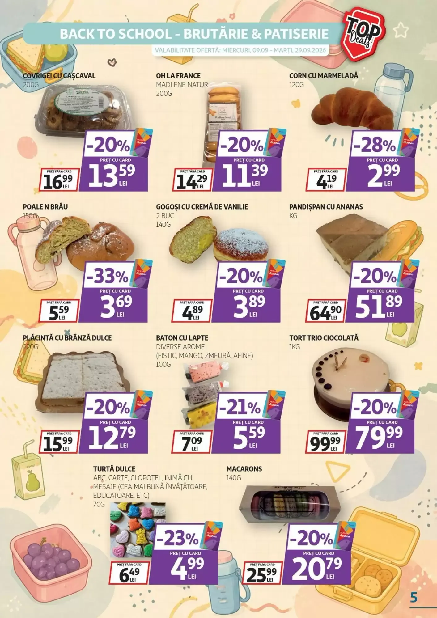 Catalog Catalog Auchan de la 9 septembrie până la 29 septembrie 2026 - Revista Pagina 5